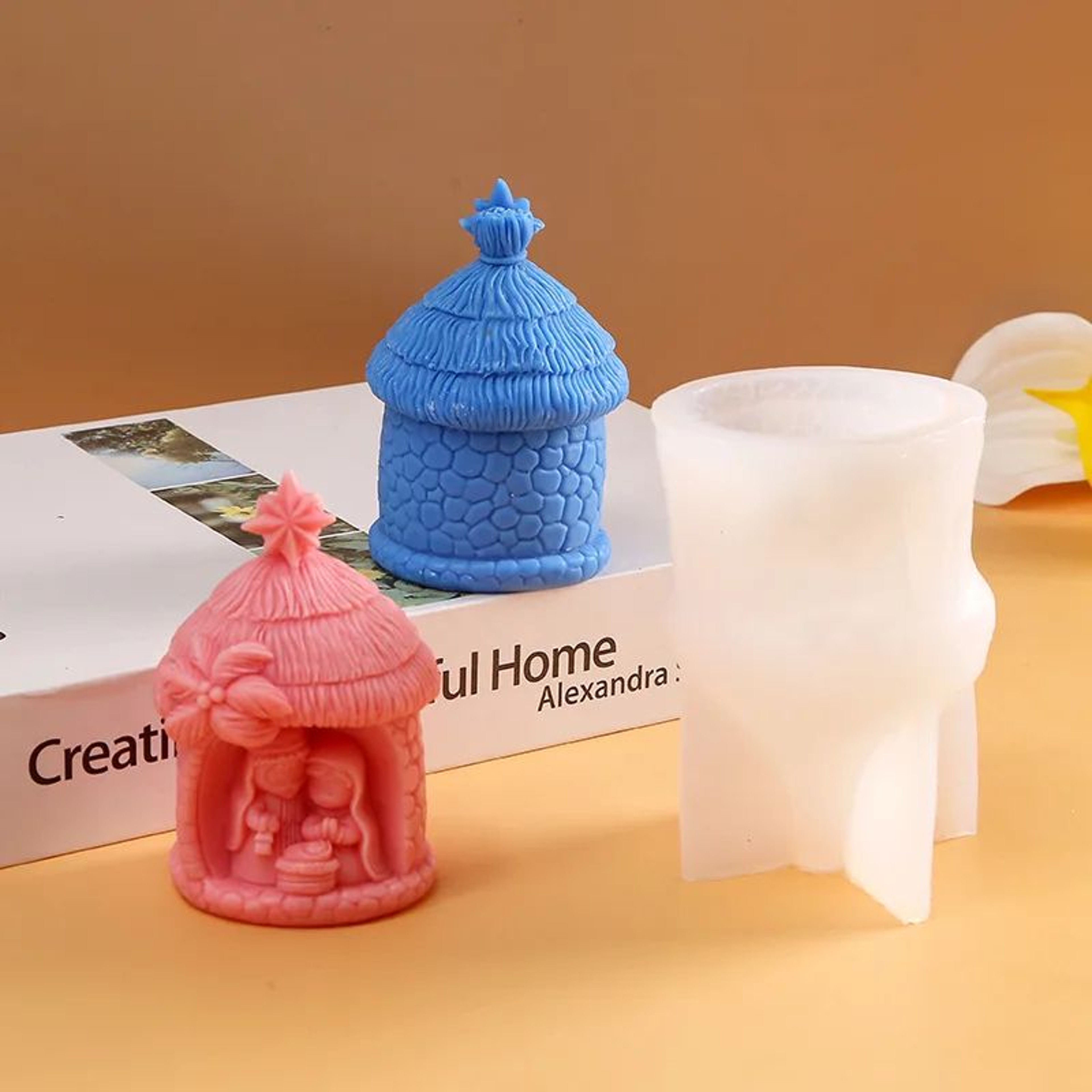 Holy Family Nativity Silicone Candle Mold For DIY Candle Making 2