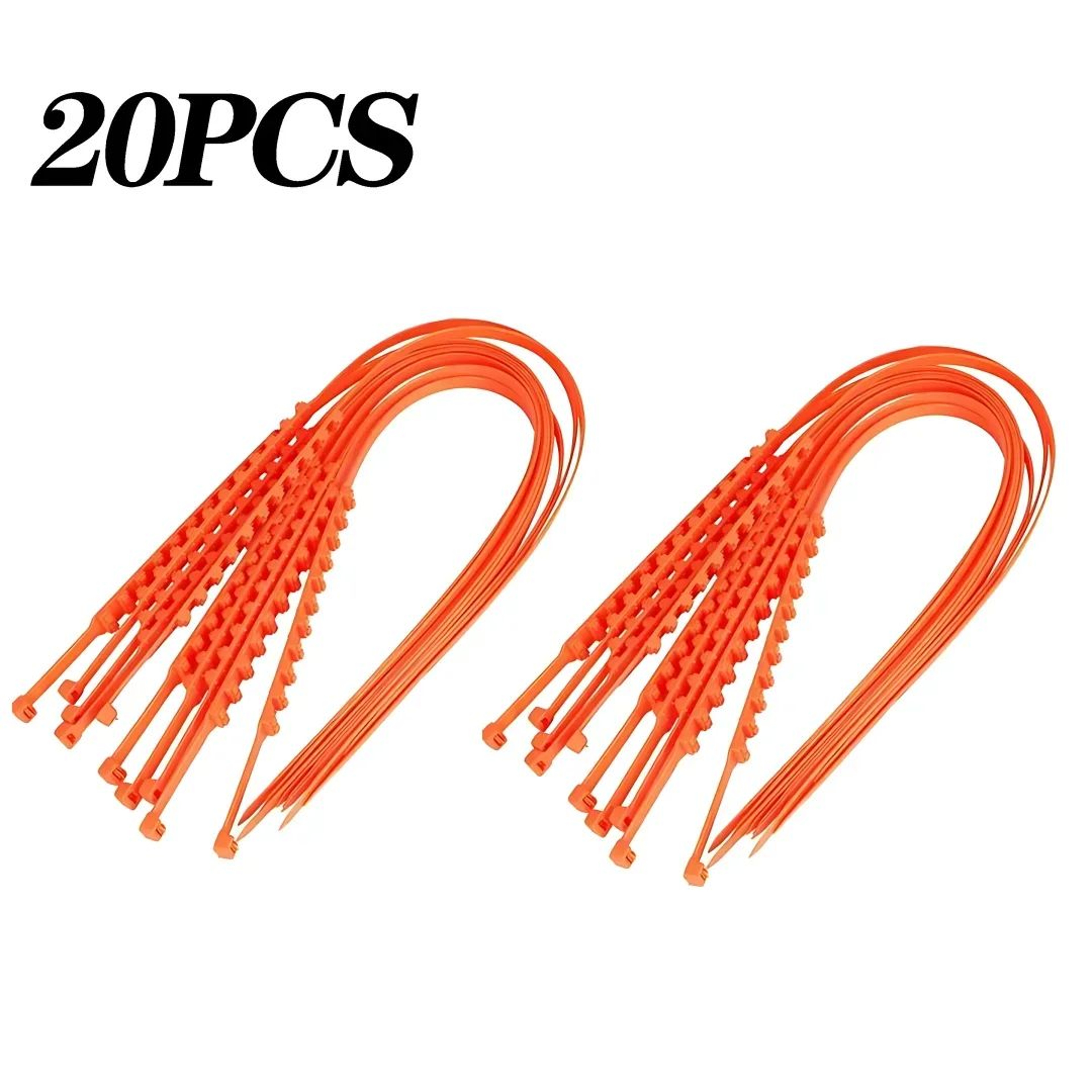 Universal Emergency Snow Tire Chains AntiSkid Traction Straps 140PCS 7