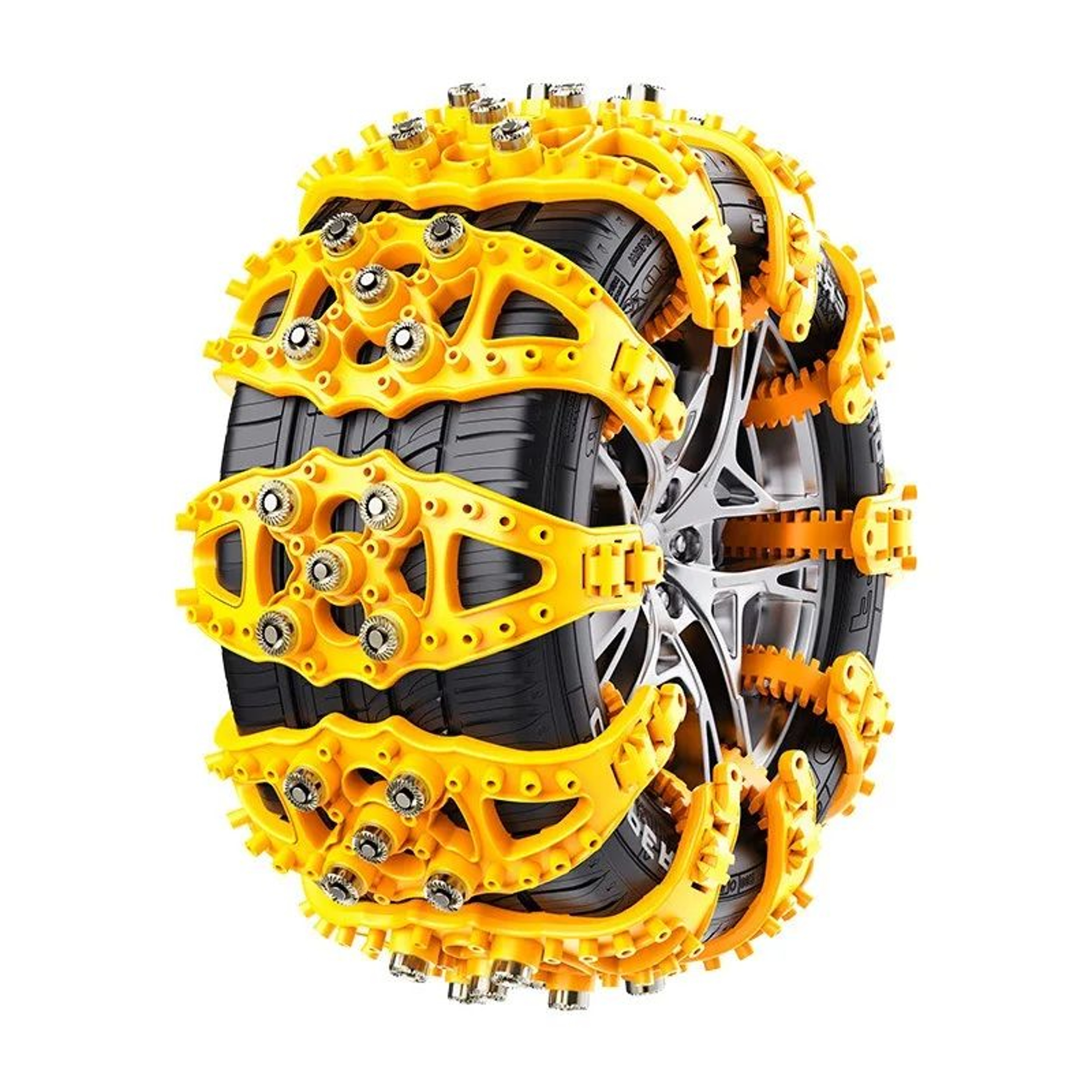 Universal Emergency Tire Snow Chains For Cars SUVs And Pickup Trucks 4