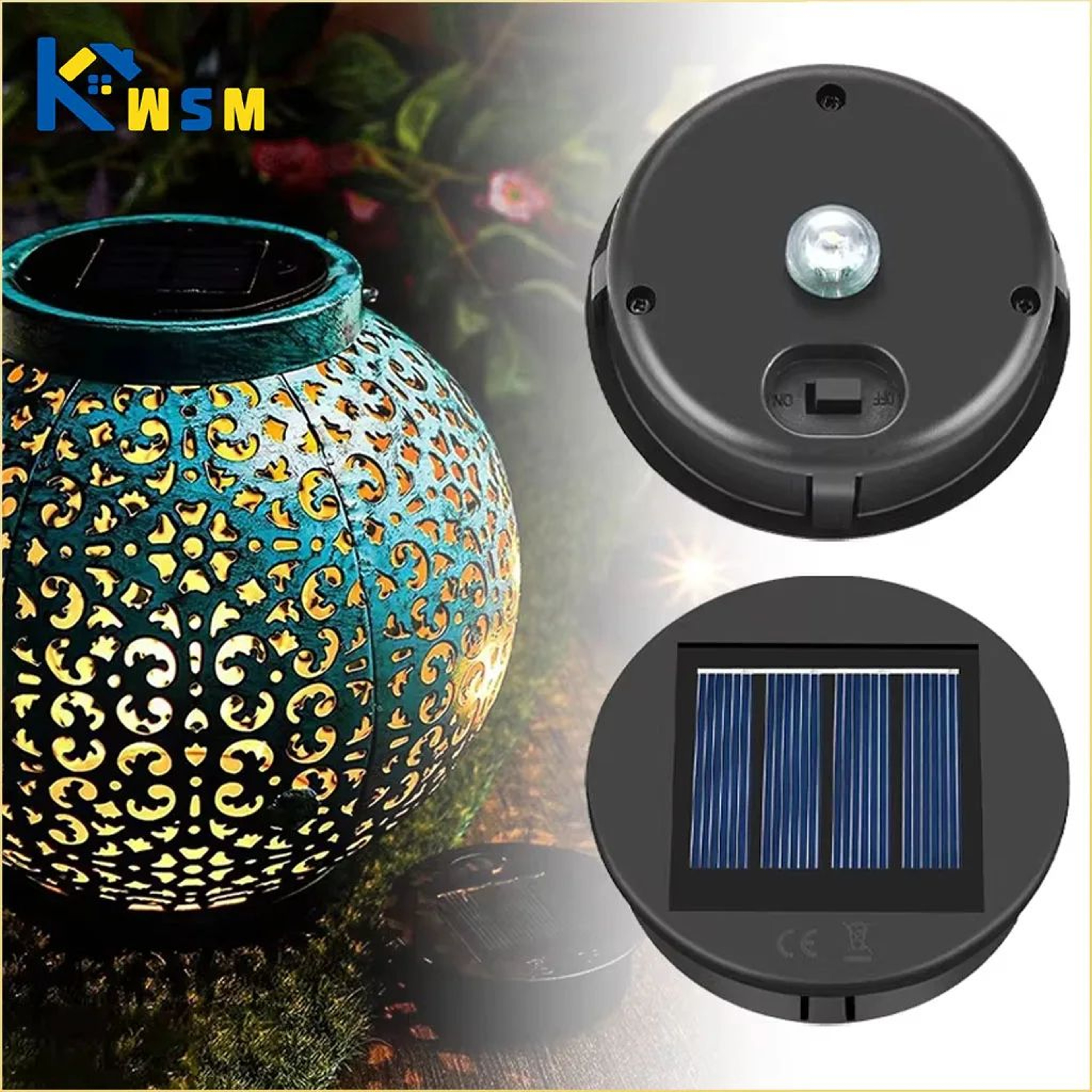 120PCS Solar Projection Lamp Replacement Pattern Covers Waterproof Decorative Shades 0