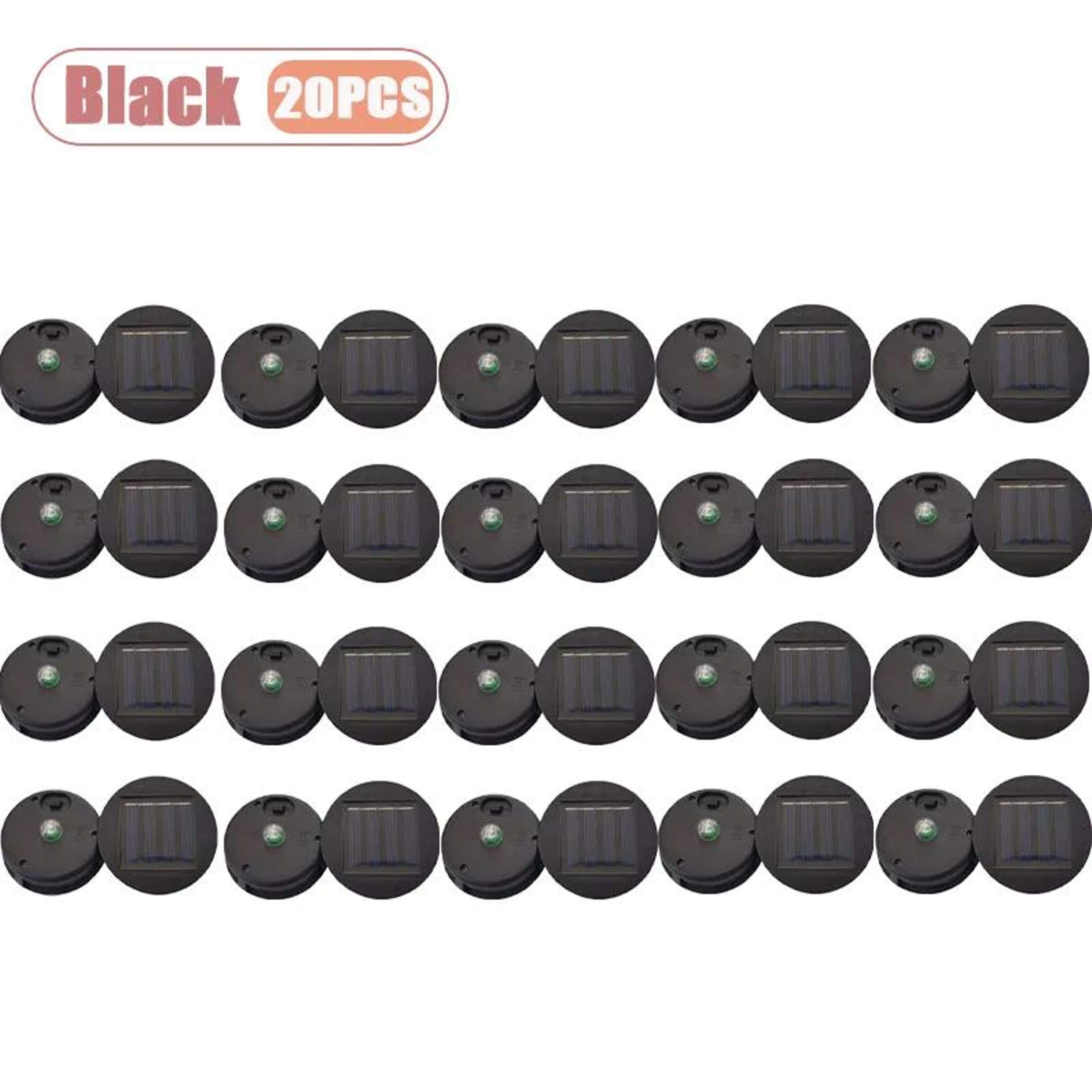 120PCS Solar Projection Lamp Replacement Pattern Covers Waterproof Decorative Shades 7