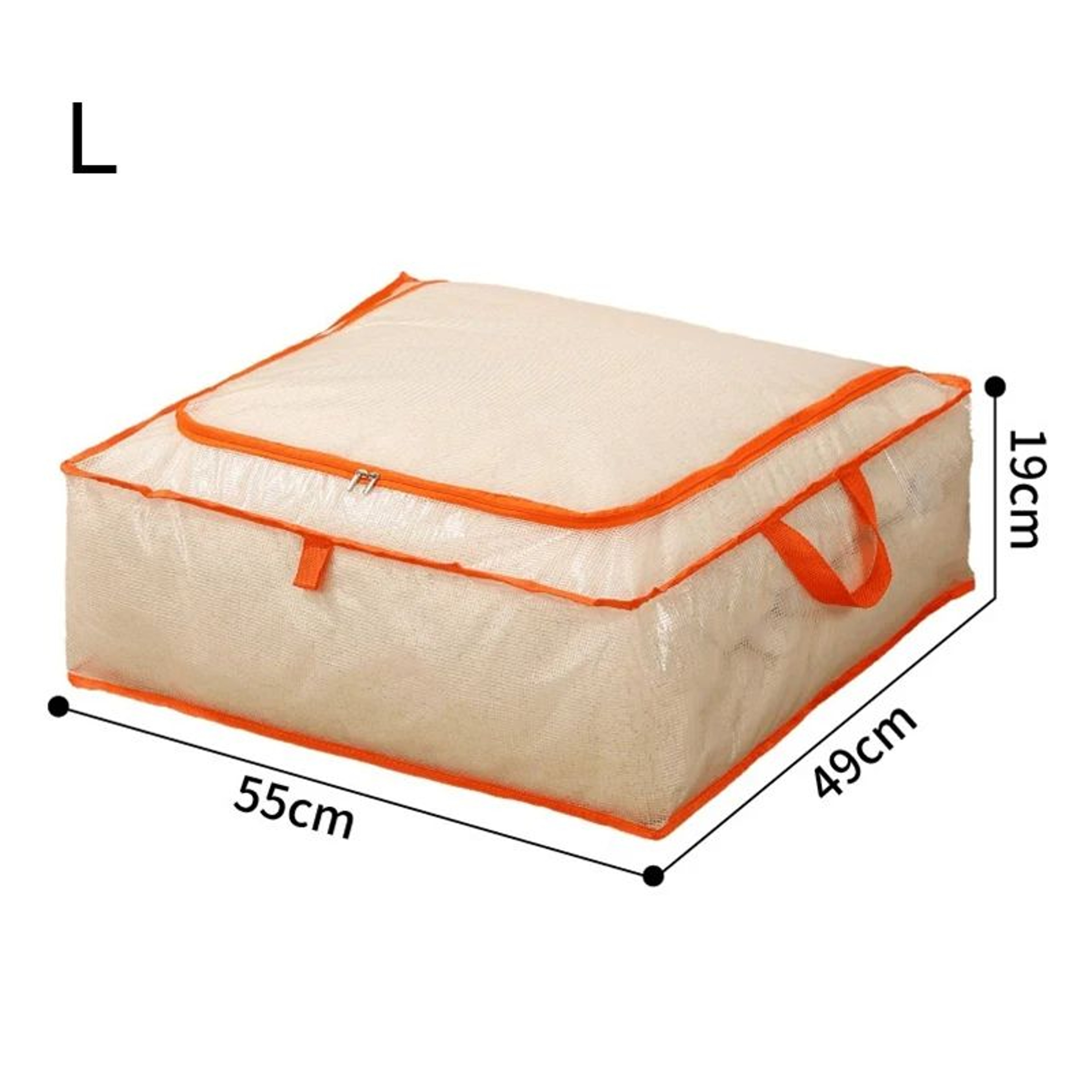 Large Capacity Zipper Underbed Storage Bag For Clothes And Bedding 7