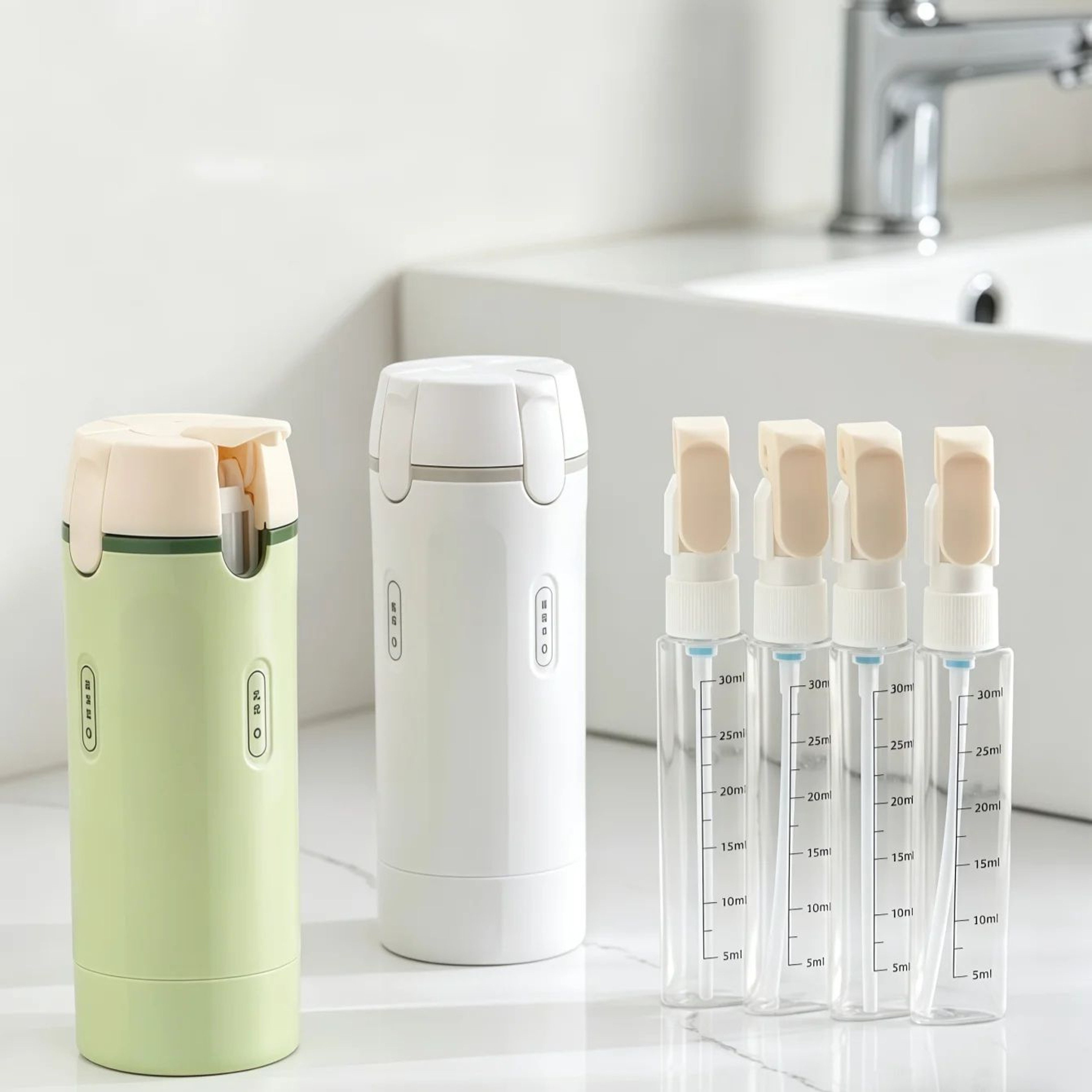 4in1 Leakproof Travel Dispenser Bottle For Toiletries 1