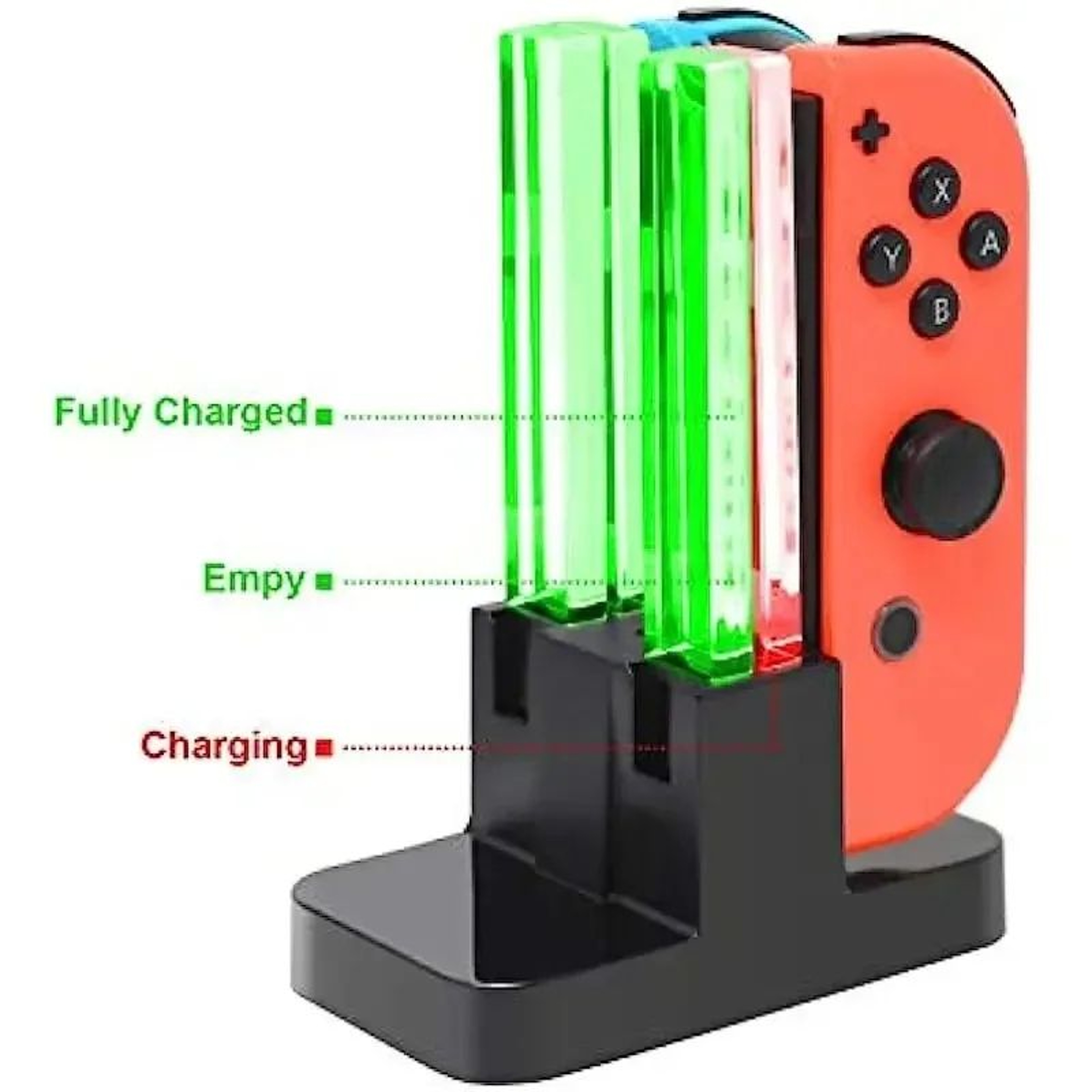 4in1 JoyCon Charging Dock With LED Indicators For Nintendo Switch 2