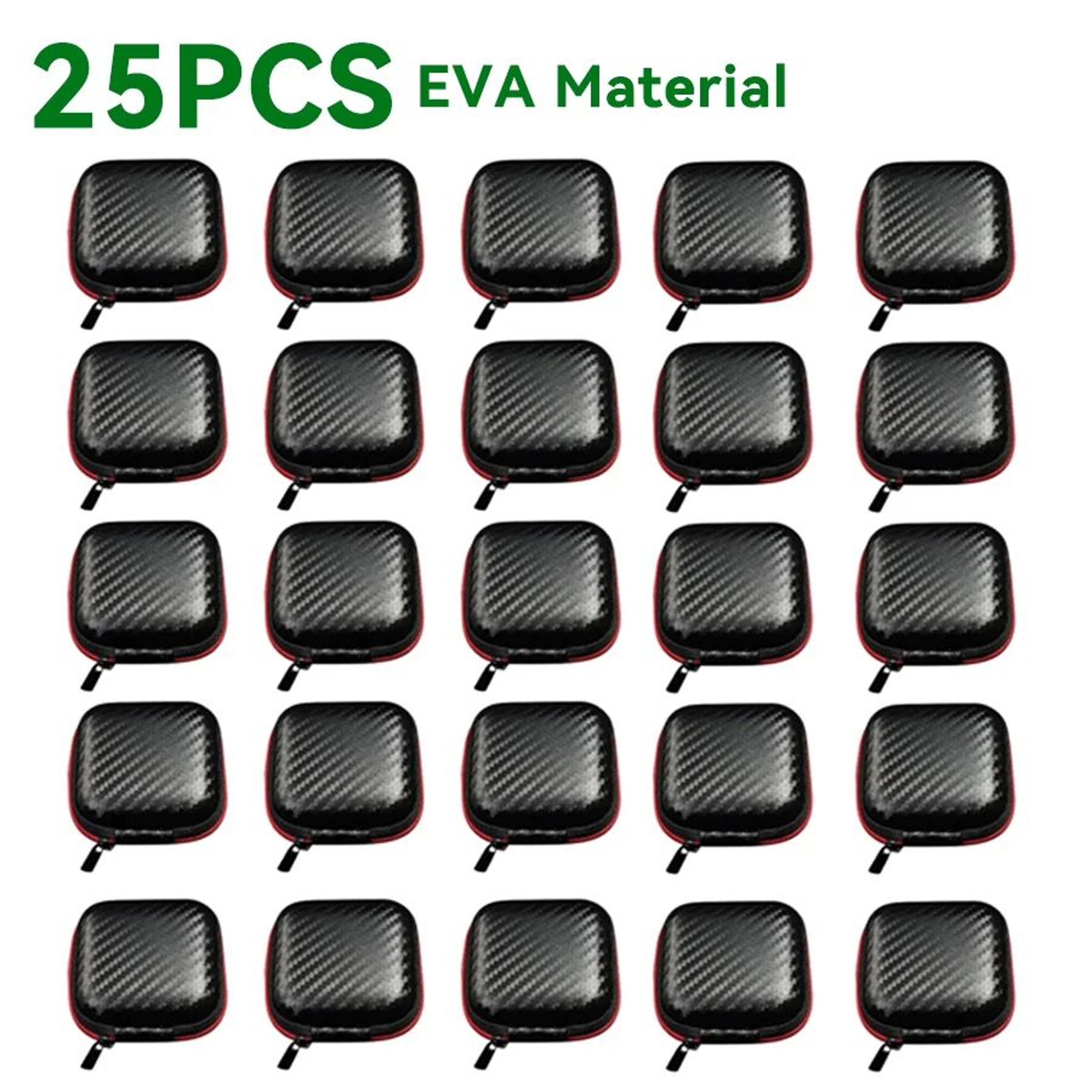 Portable EVA Earphone Case Zipper Storage Box For Wired Headphones 6