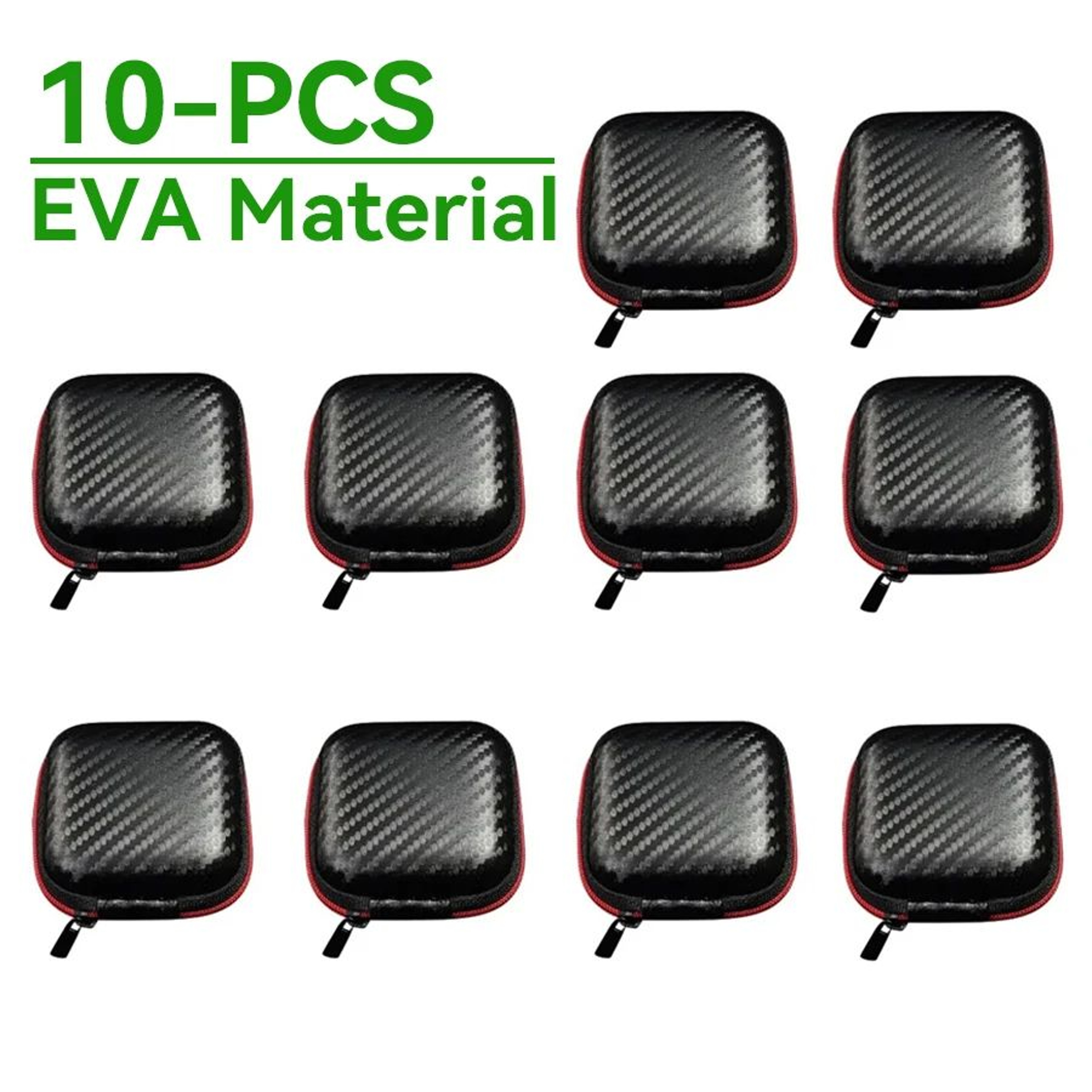 Portable EVA Earphone Case Zipper Storage Box For Wired Headphones 8
