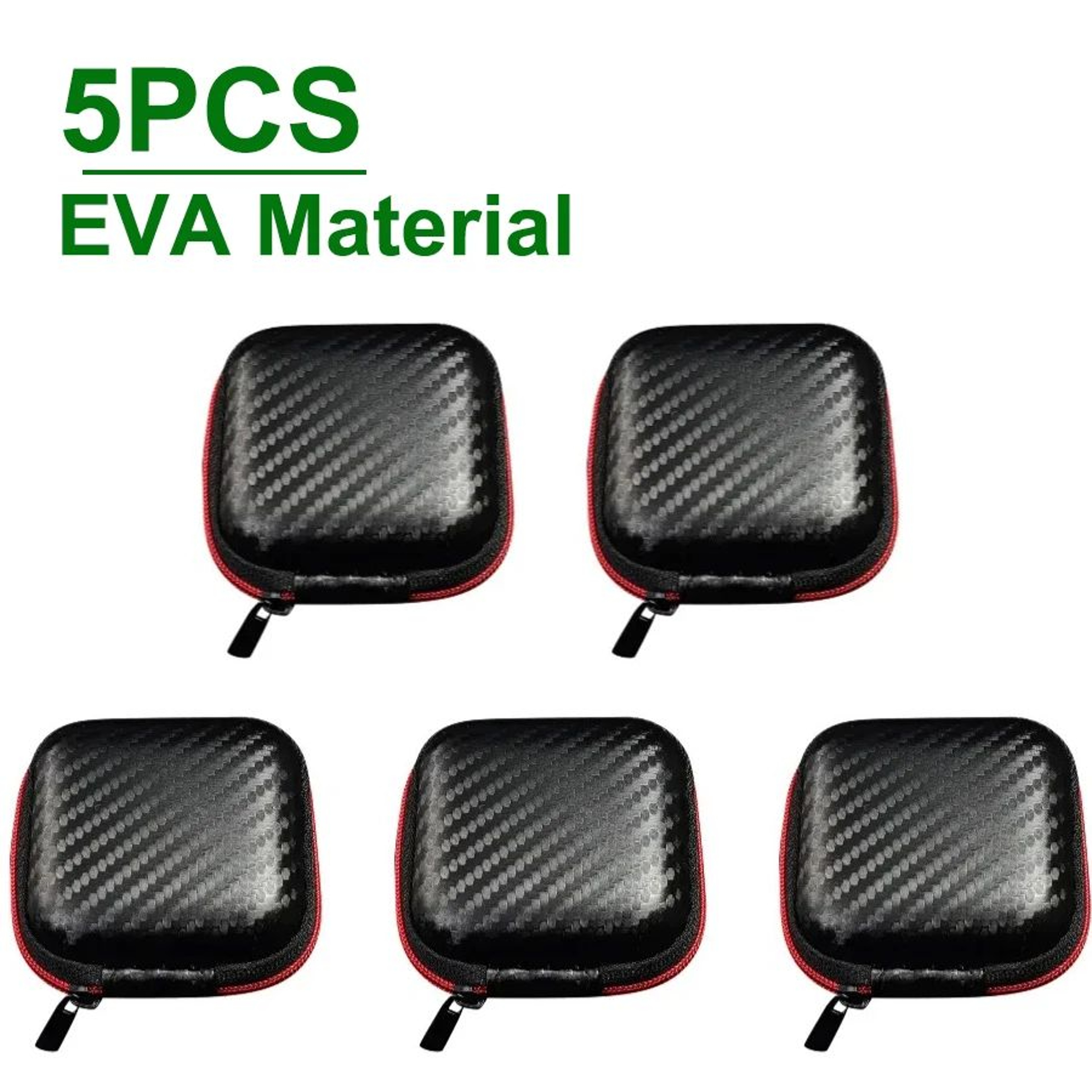 Portable EVA Earphone Case Zipper Storage Box For Wired Headphones 13