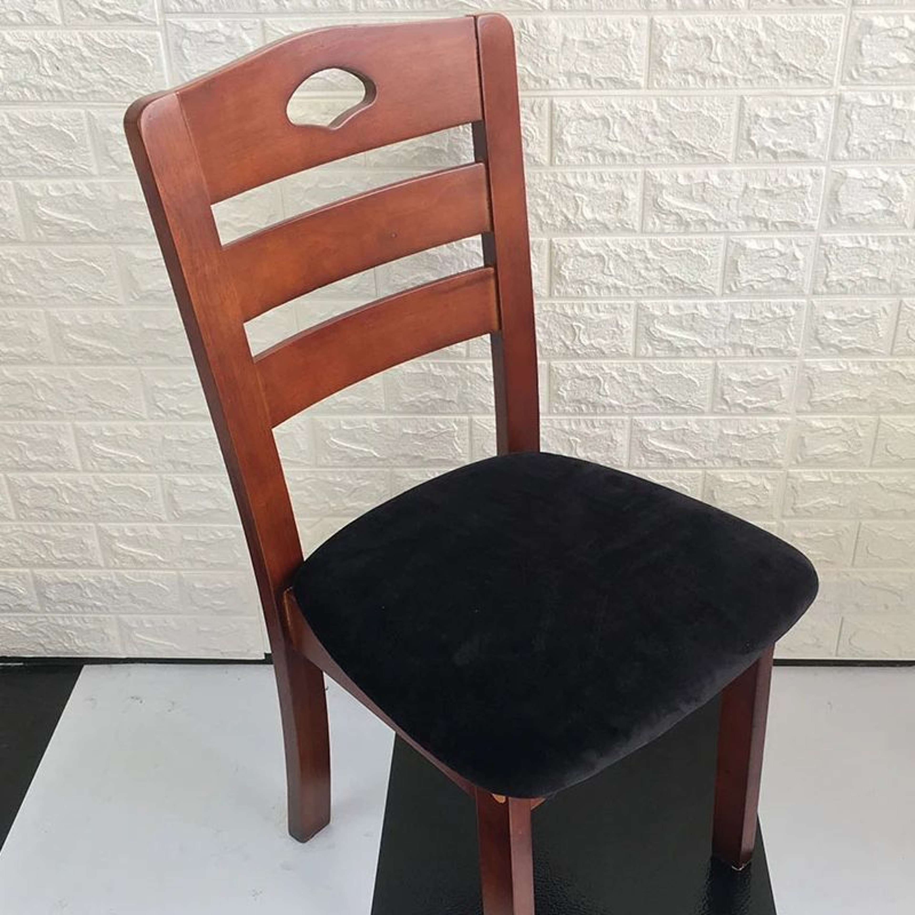 Soft Velvet Stretch Dining Chair Seat Cover Washable Cushion Slipcover 24