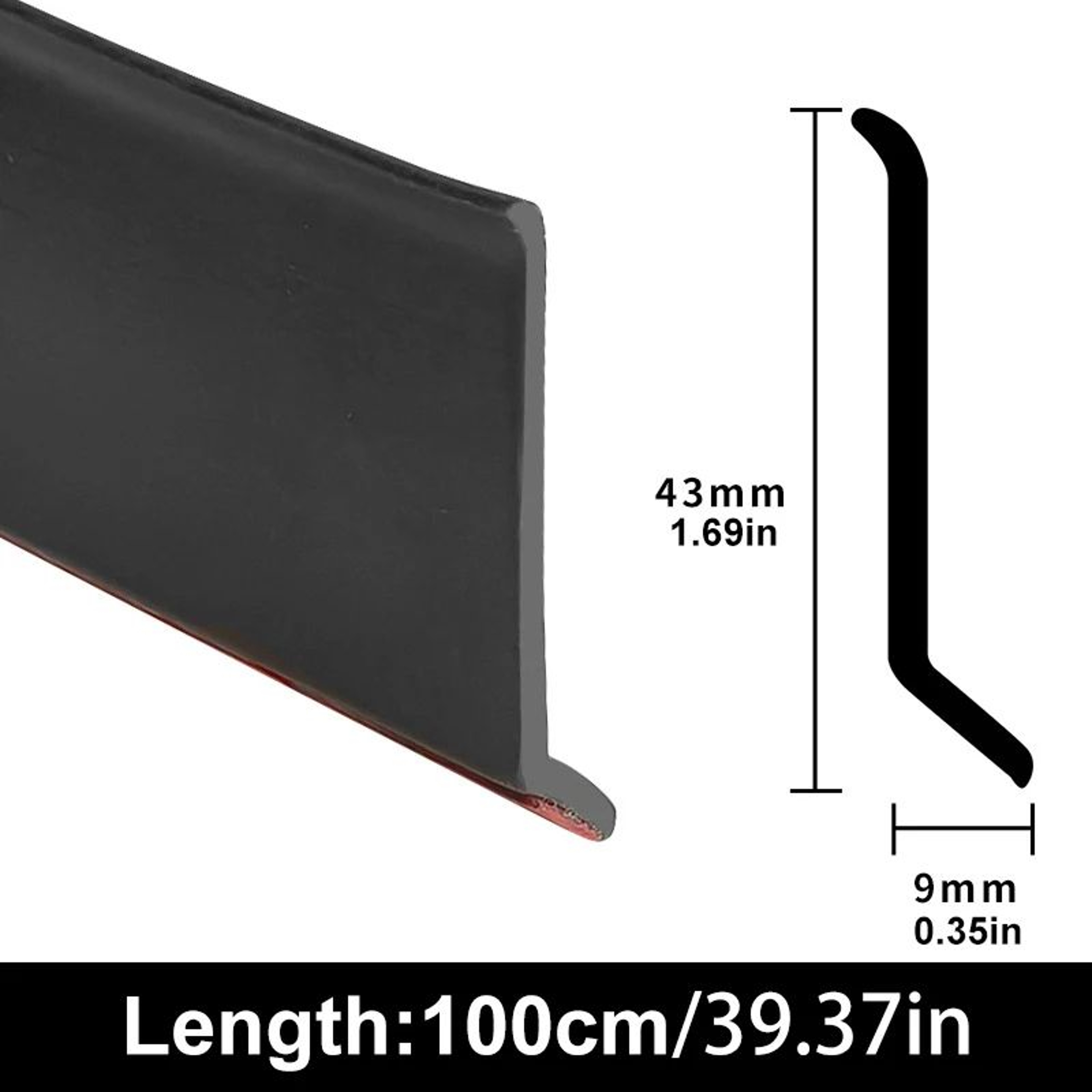 Aluminum Window Rain Deflector Waterproof Sealing Strip 8