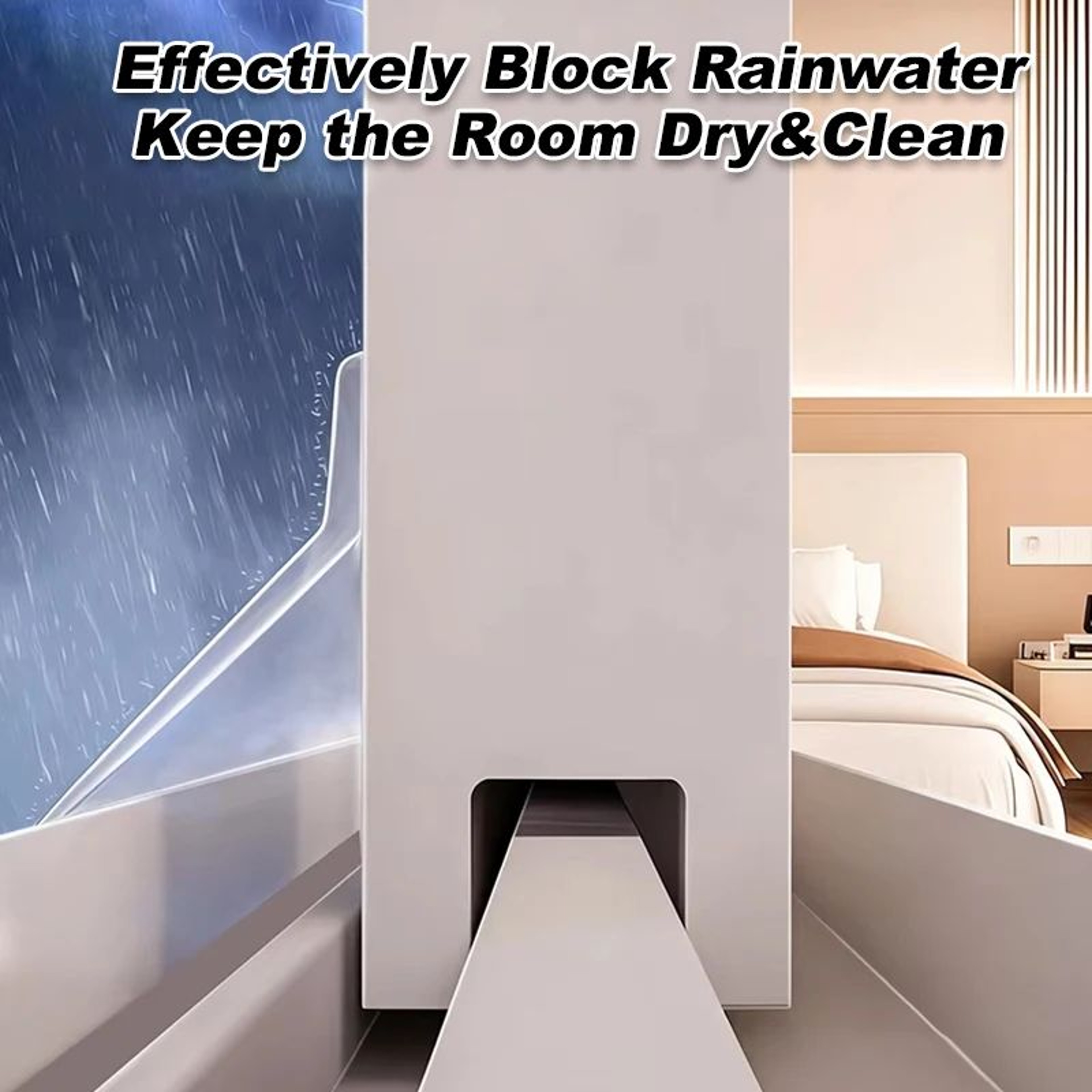 Transparent Self Adhesive Waterproof Sealing Strip For Windows Doors And Balconies 2