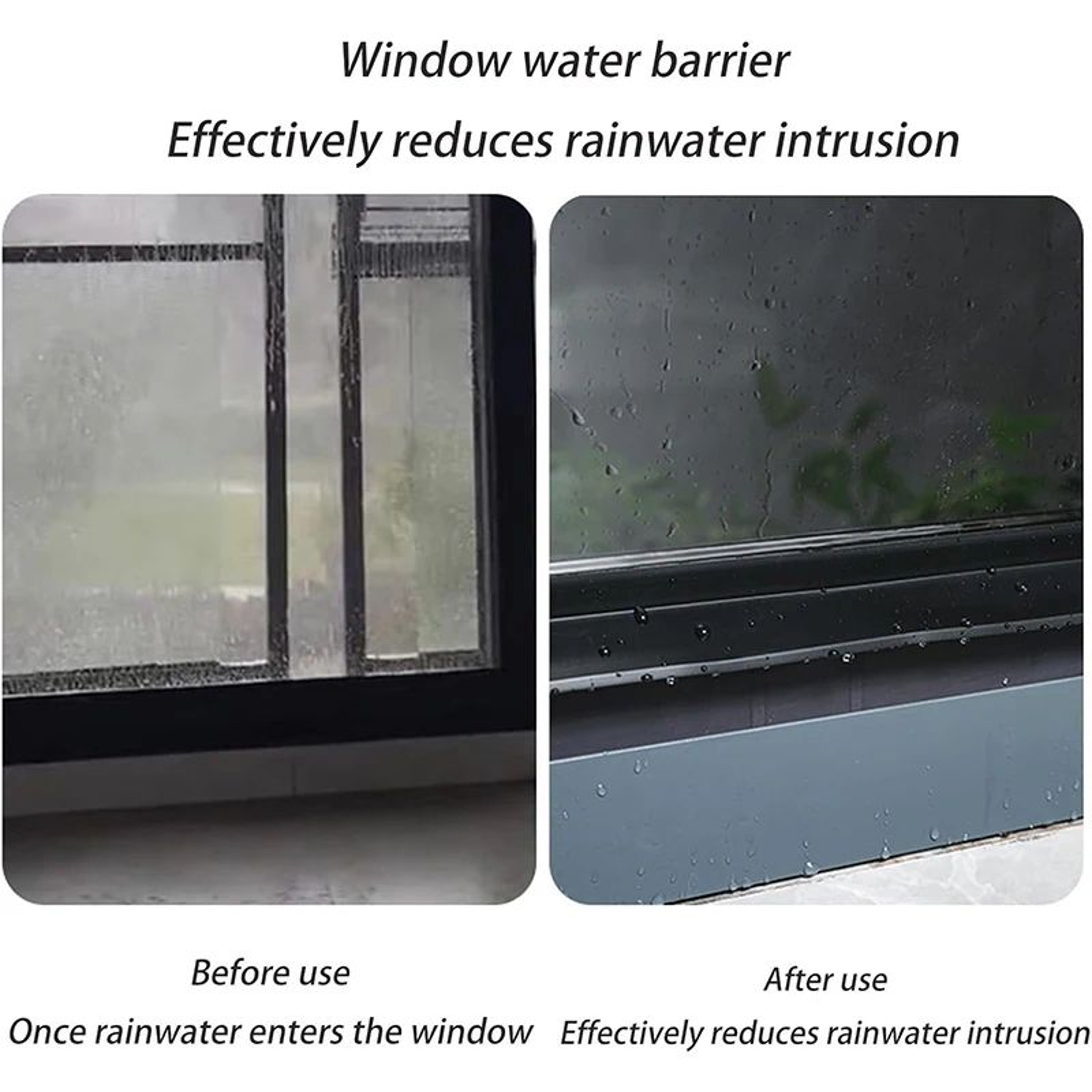 Transparent Self Adhesive Waterproof Sealing Strip For Windows Doors And Balconies 4