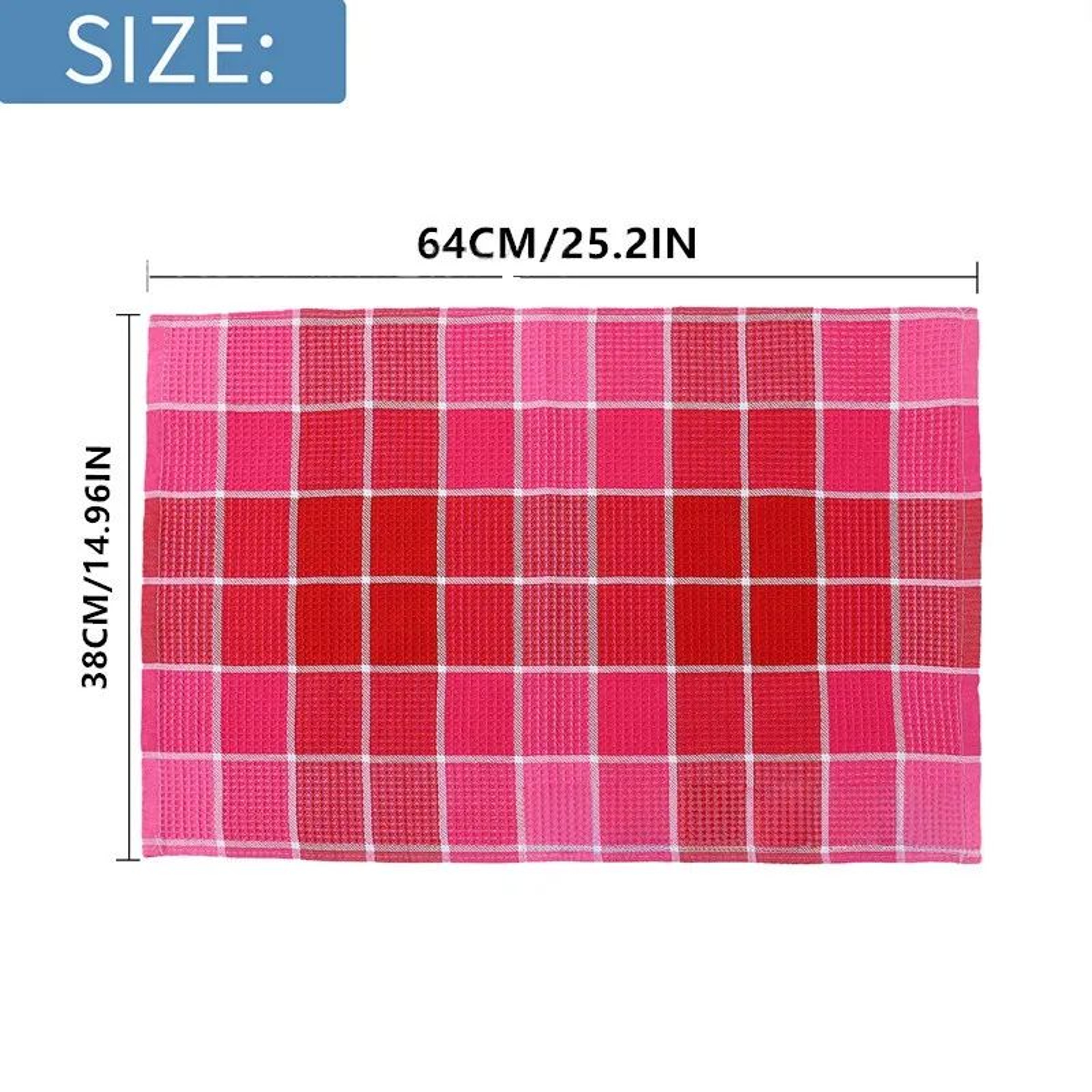 4PCS Waffle Weave Super Absorbent Kitchen Dish Towels 1