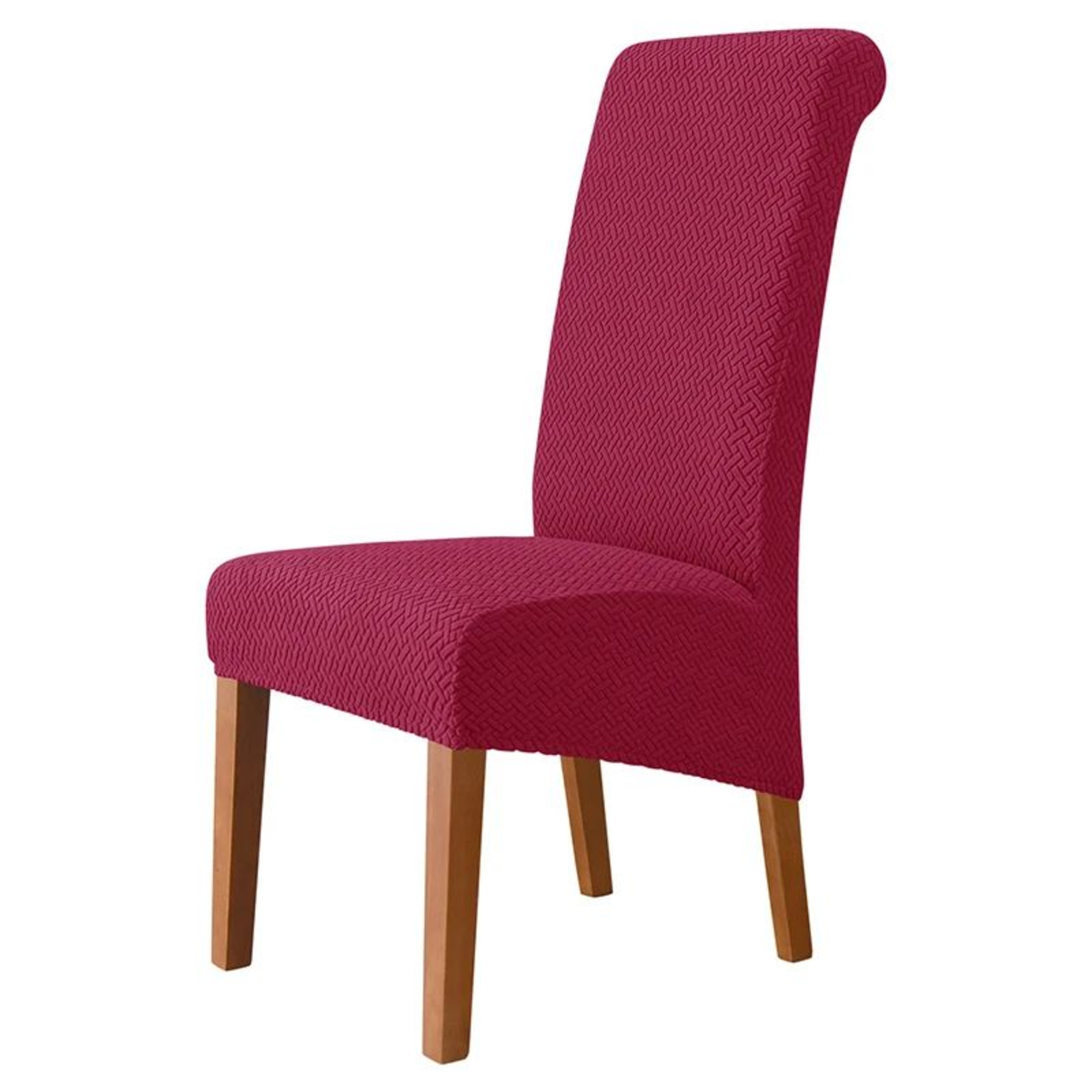 Polar Fleece High Back Dining Chair Cover Stretch Protective Slipcover 6