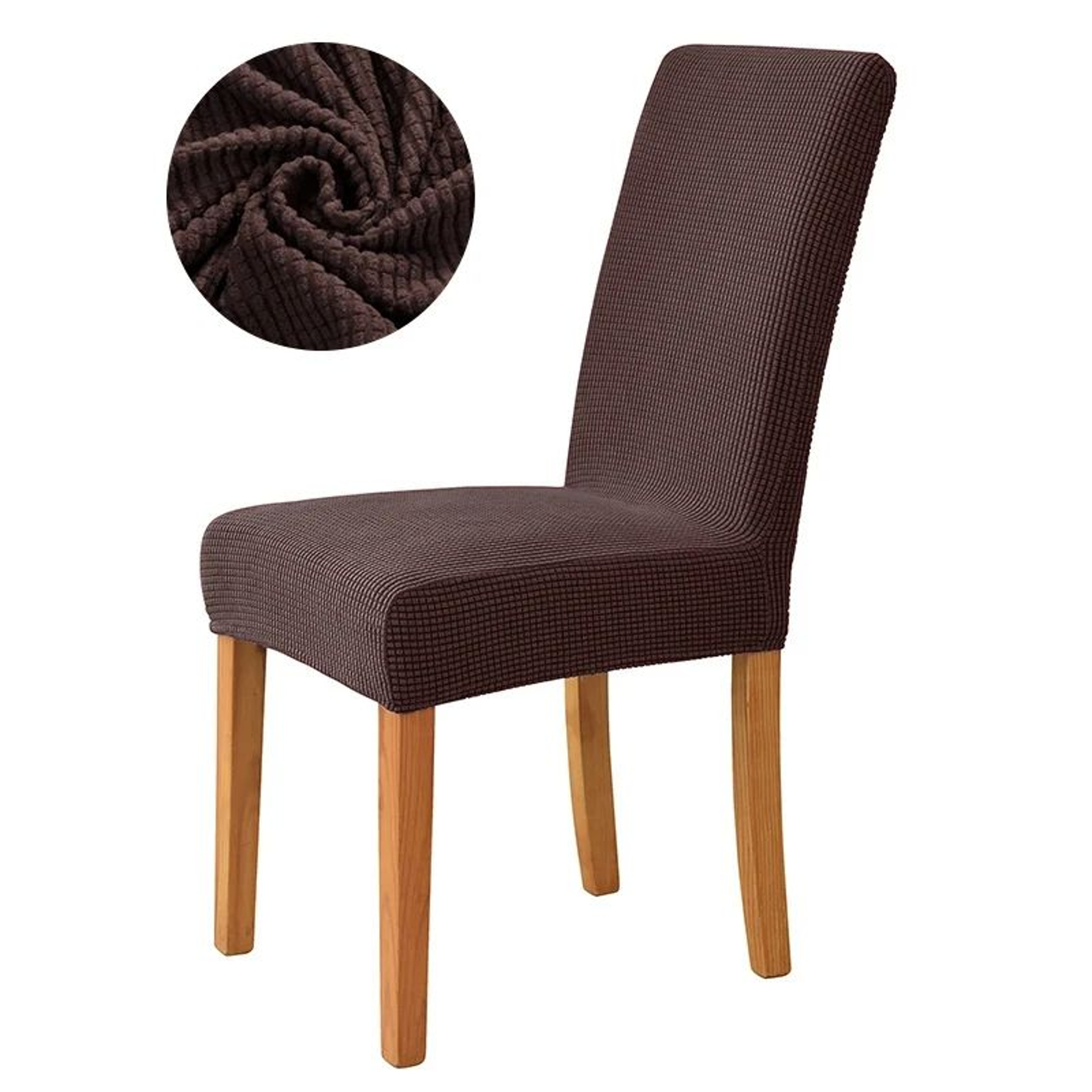 Jacquard Stretch Dining Chair Cover Washable Spandex Slipcover 13