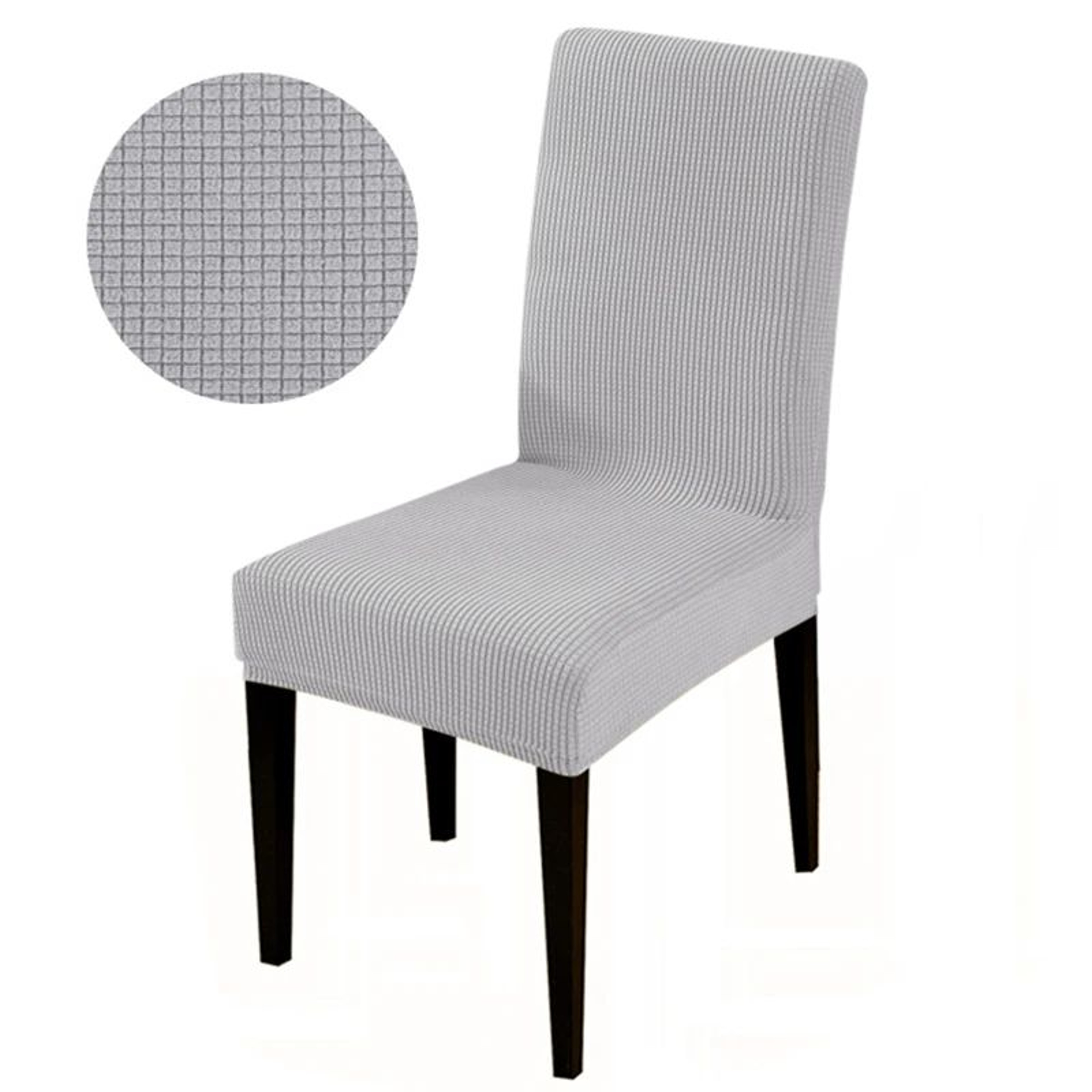 Jacquard Stretch Dining Chair Cover Washable Spandex Slipcover 18
