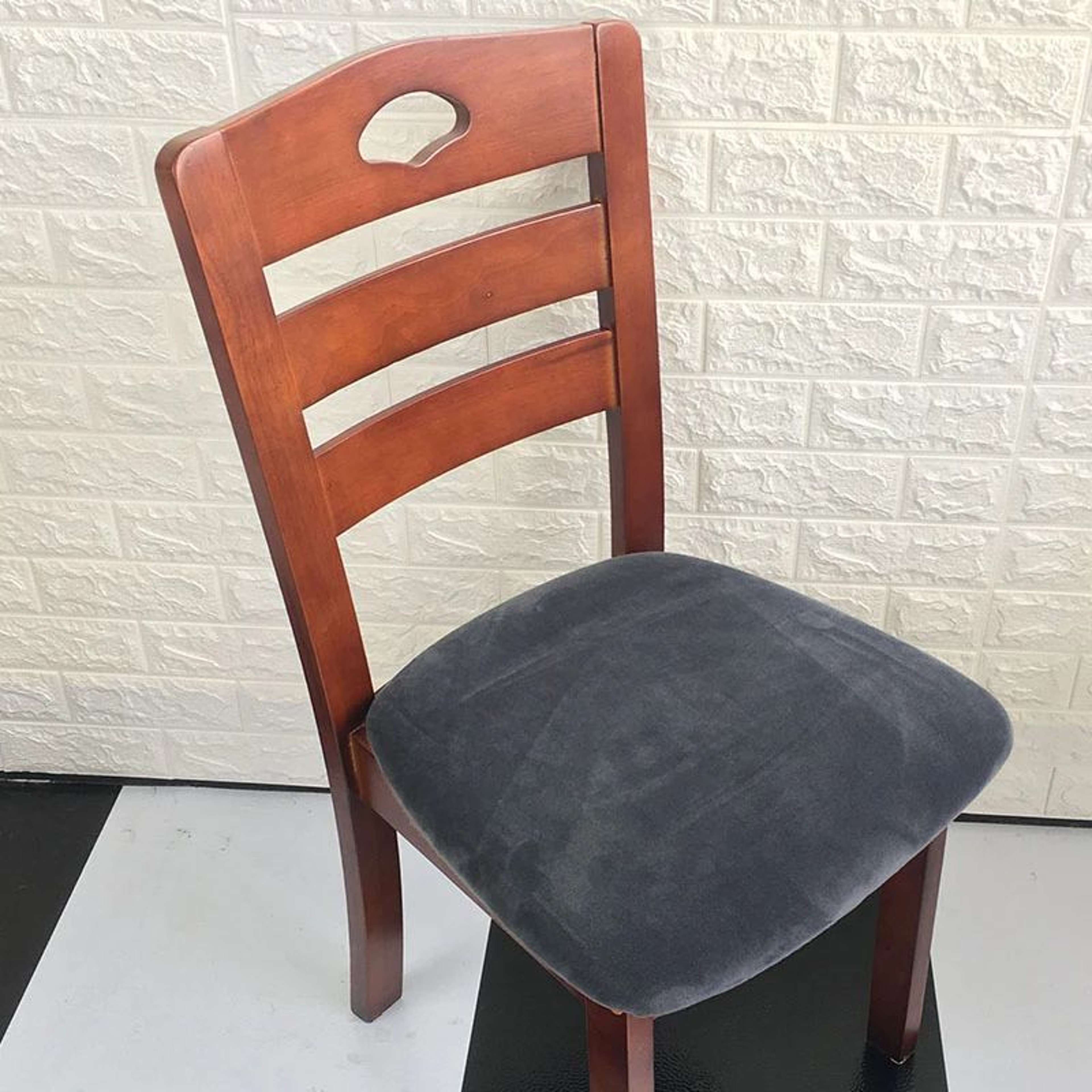 Velvet Stretch Chair Seat Cover NonSlip Elastic Furniture Protector 9