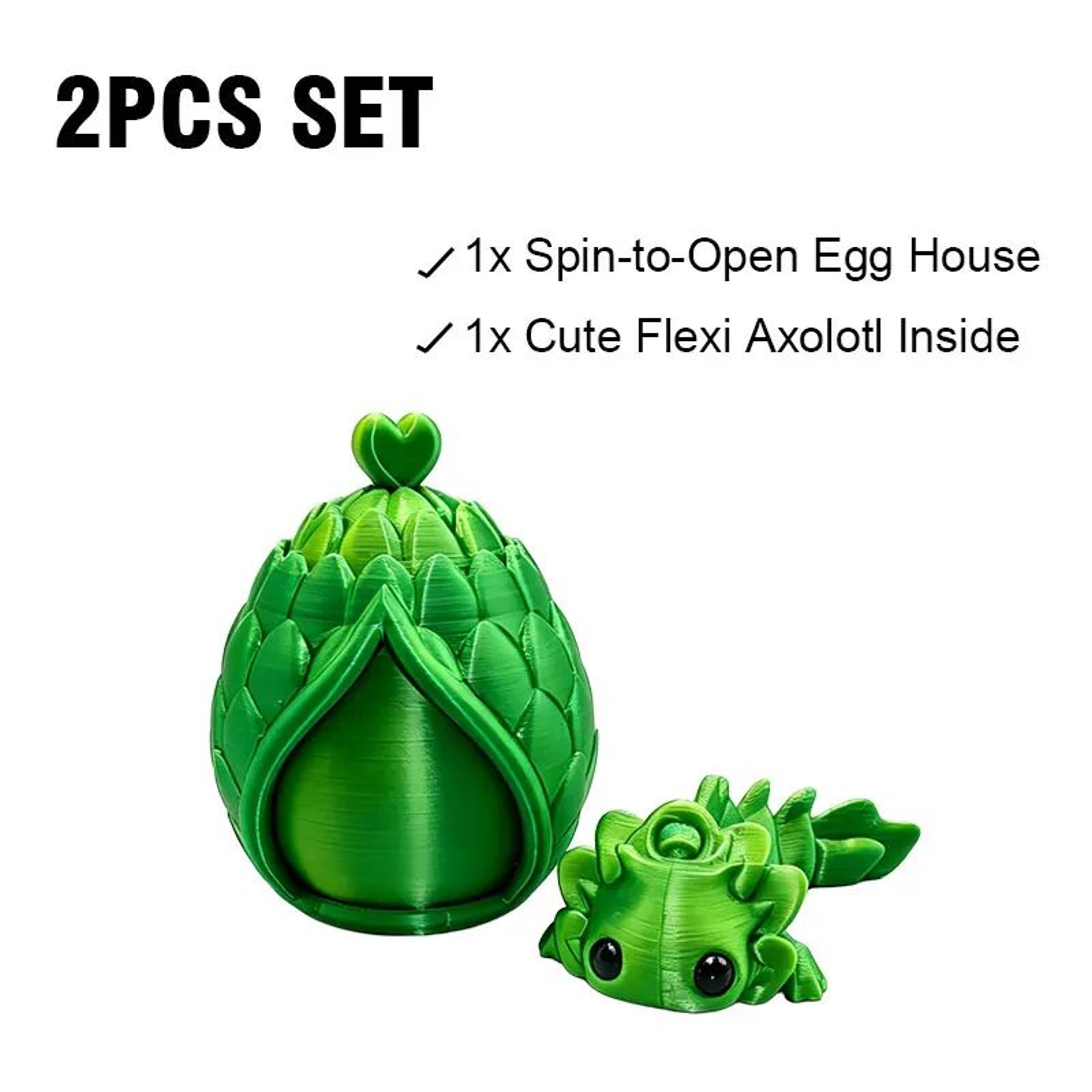 3D Printed Mini Dragon Egg Surprise Figure Fantasy Collectible Desk Decor 8