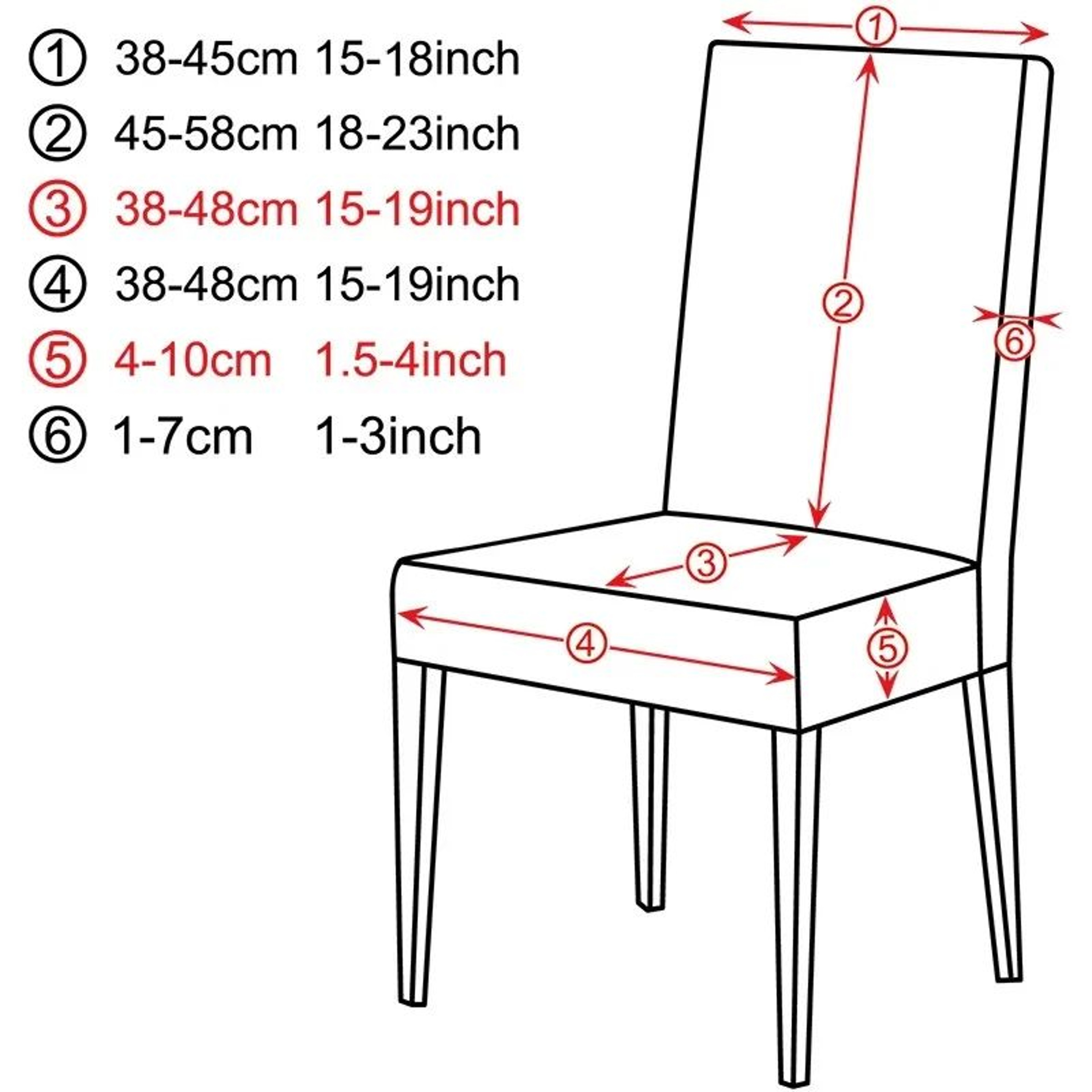 Solid Color Stretch Dining Chair Cover Washable Furniture Protector 1