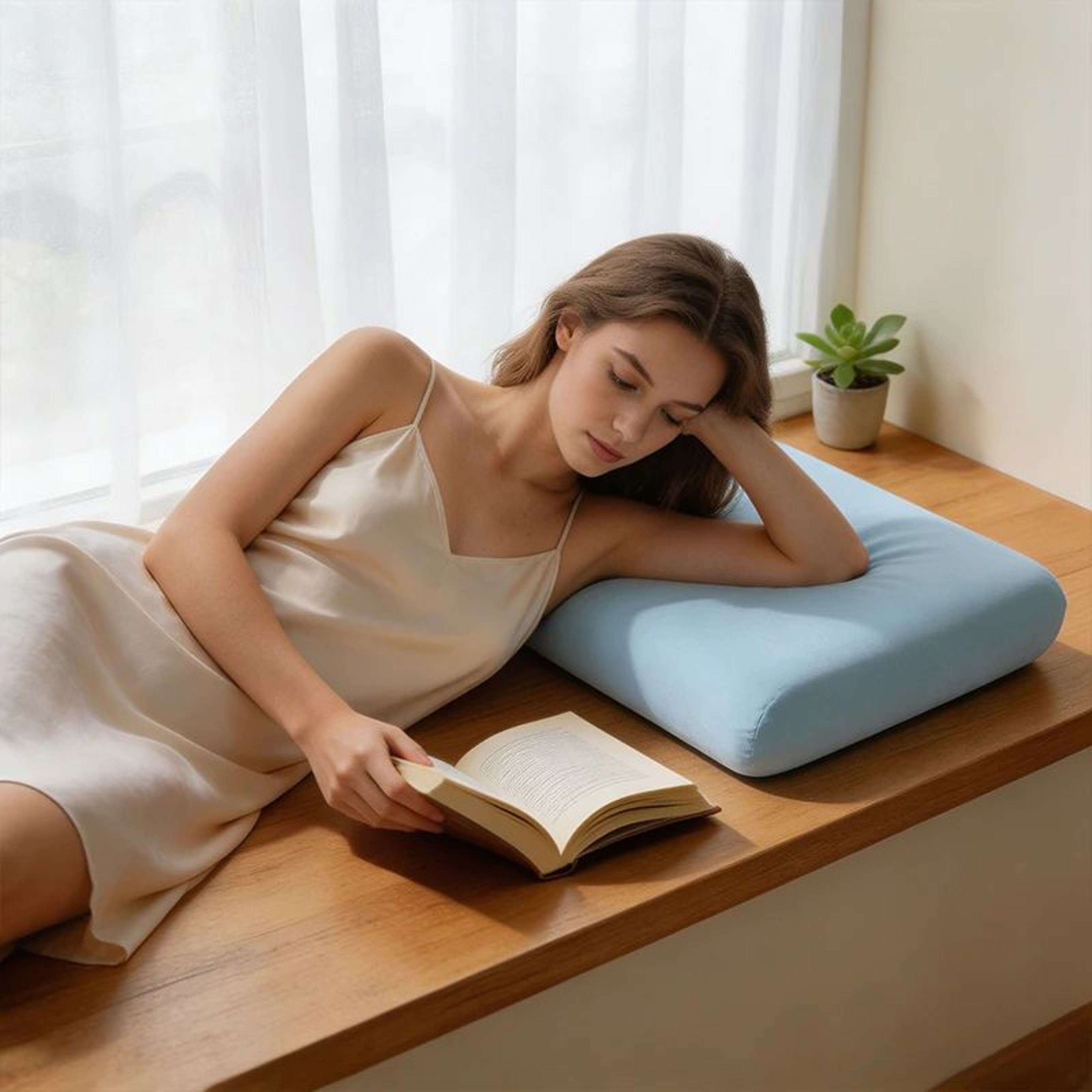 Cooling Ice Silk Pillowcase 255 X 137 Inch Breathable Washable Summer Pillow Cover 4