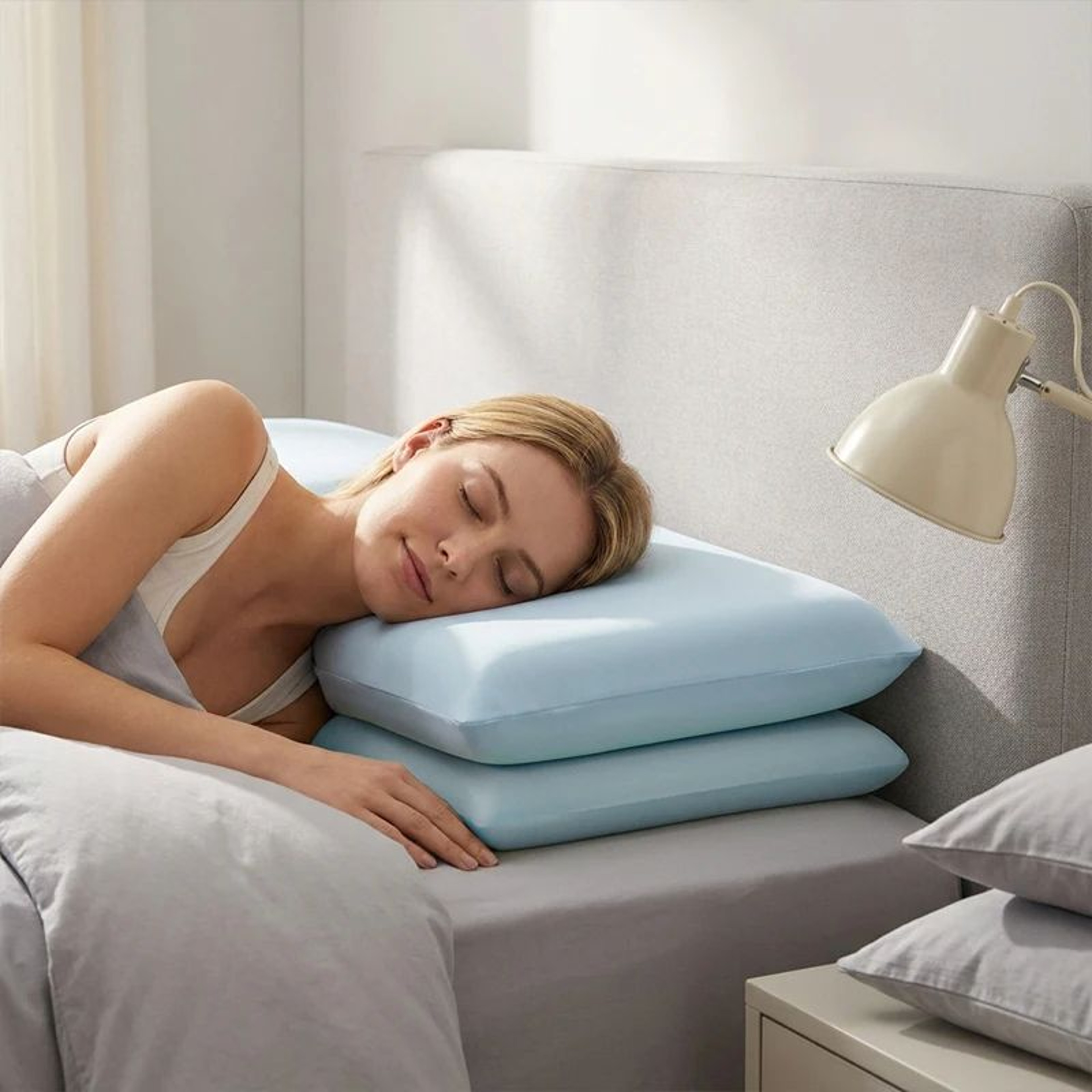 Cooling Ice Silk Pillowcase 255 X 137 Inch Breathable Washable Summer Pillow Cover 3