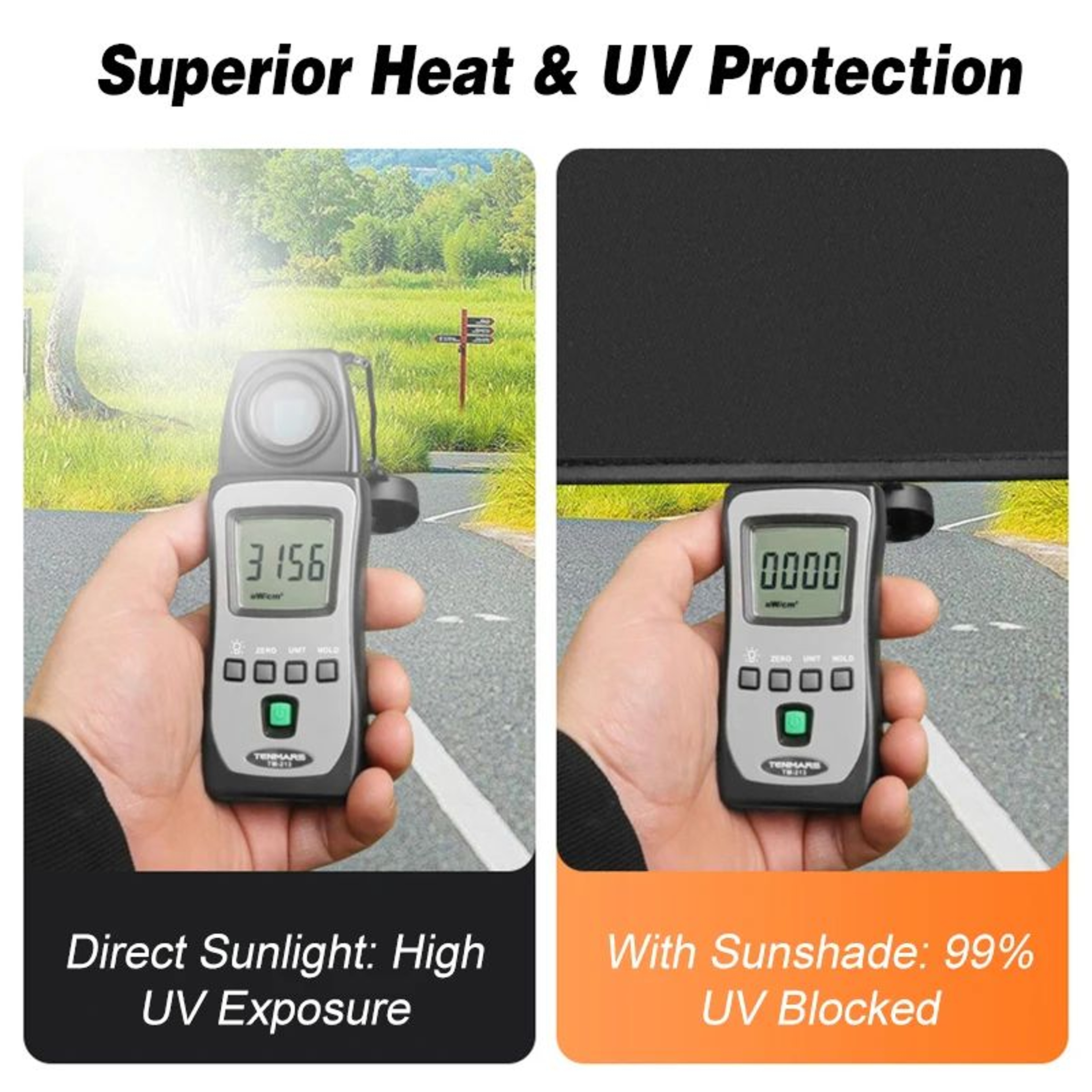 4PCS Electrostatic Car Side Window Sun Shades With 999 UV Protection 2