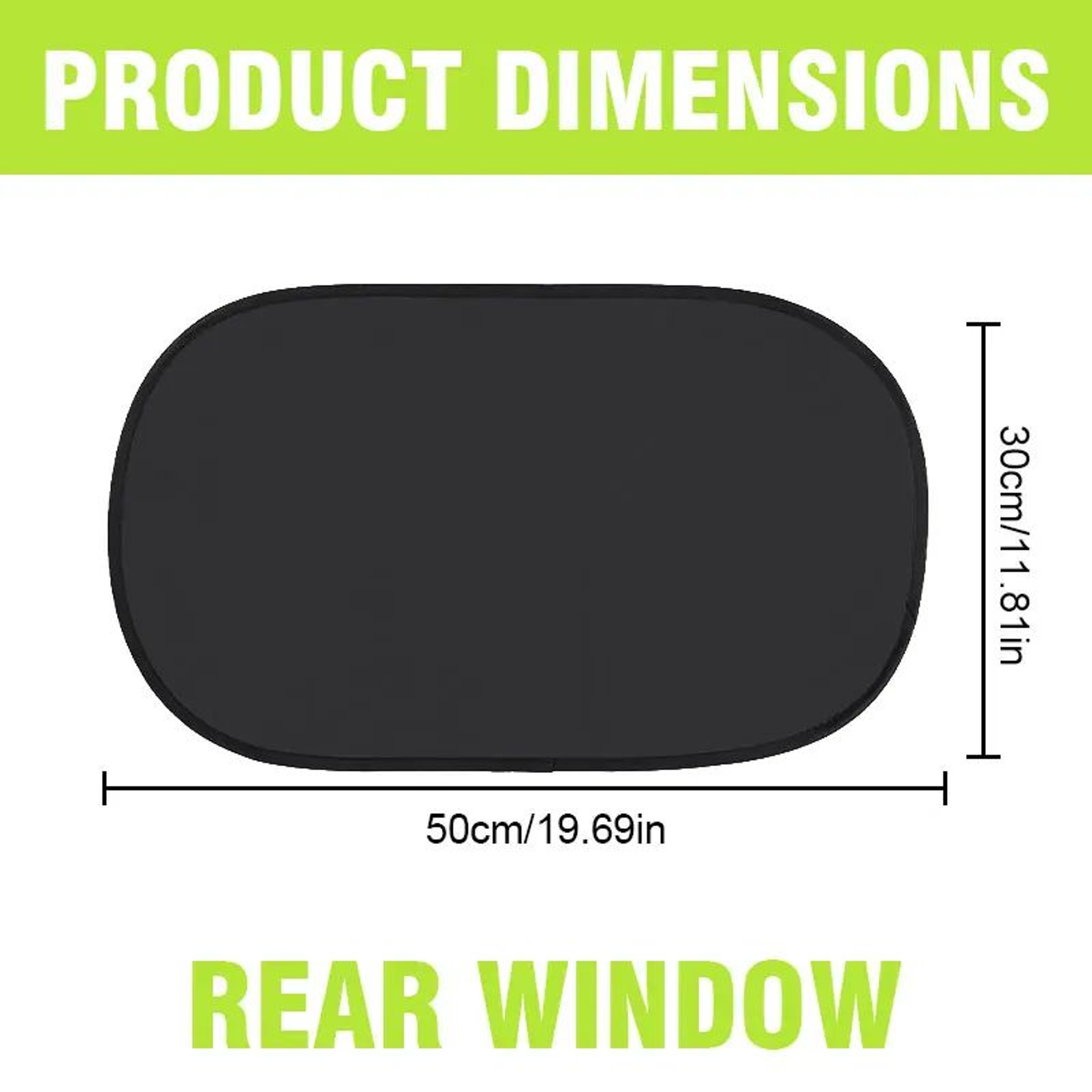 Electrostatic Car Window Sun Shade UV Protection Cover 7