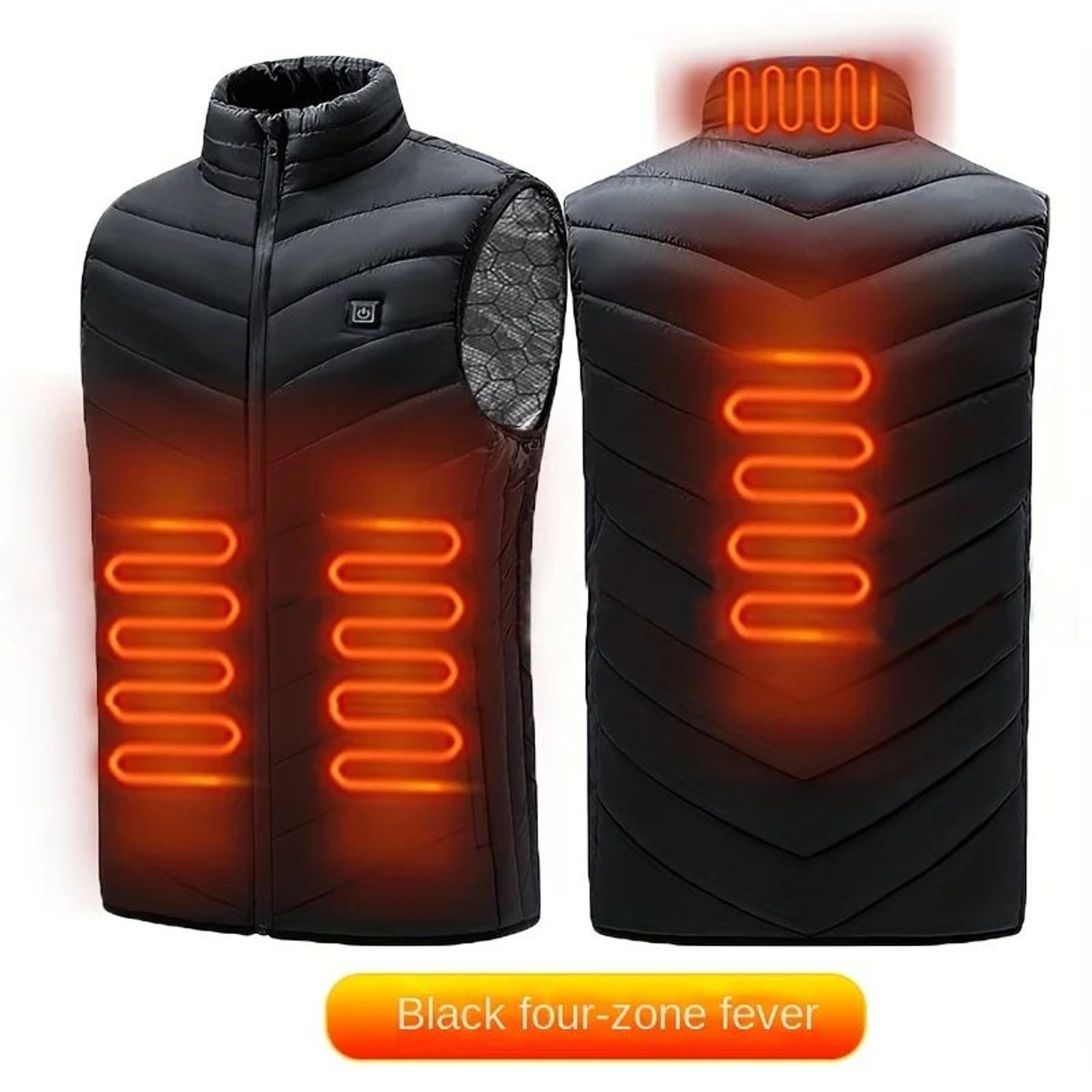4Zone USB Heated Vest With Carbon Fiber Heating For Men And Women 1