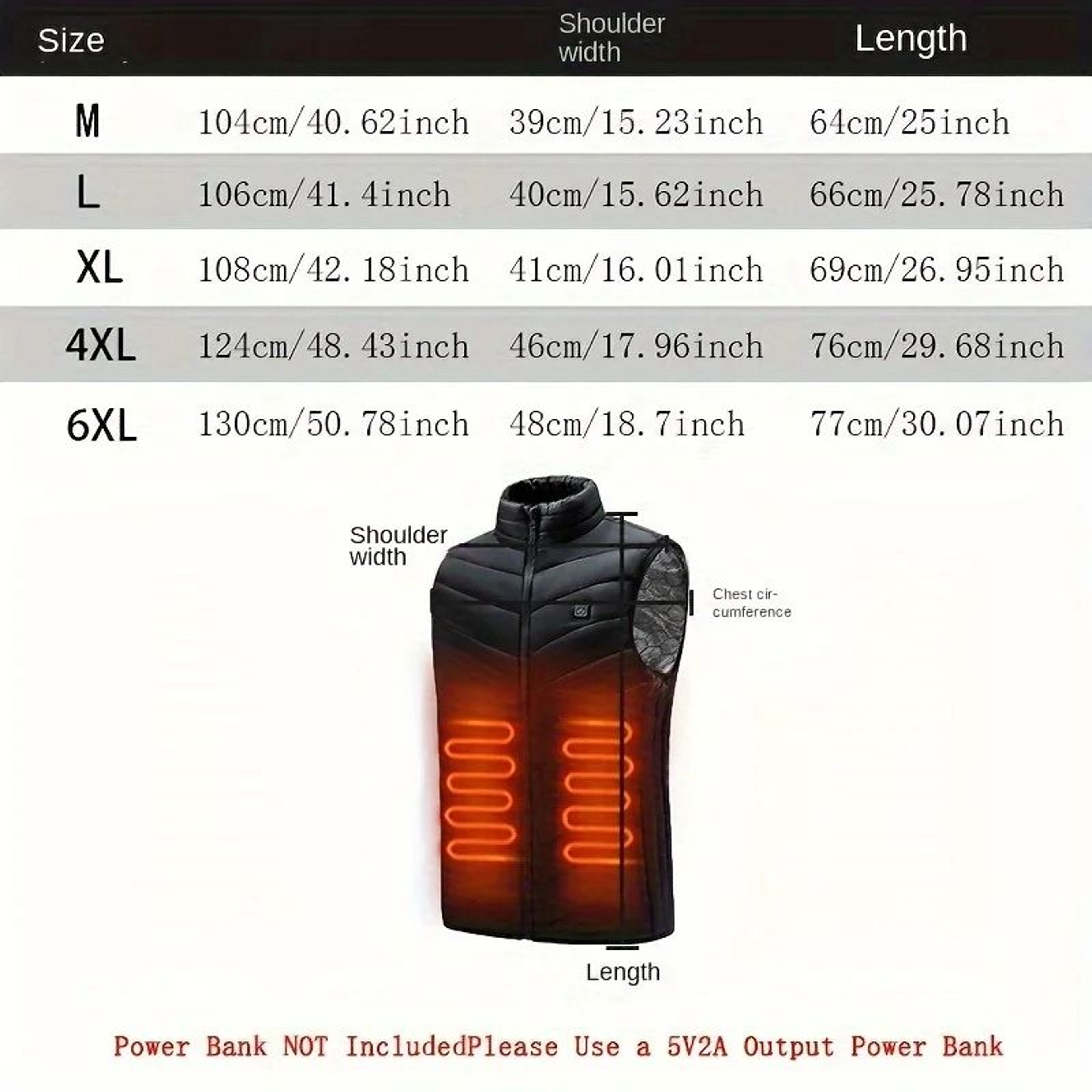 4Zone USB Heated Vest With Carbon Fiber Heating For Men And Women 5