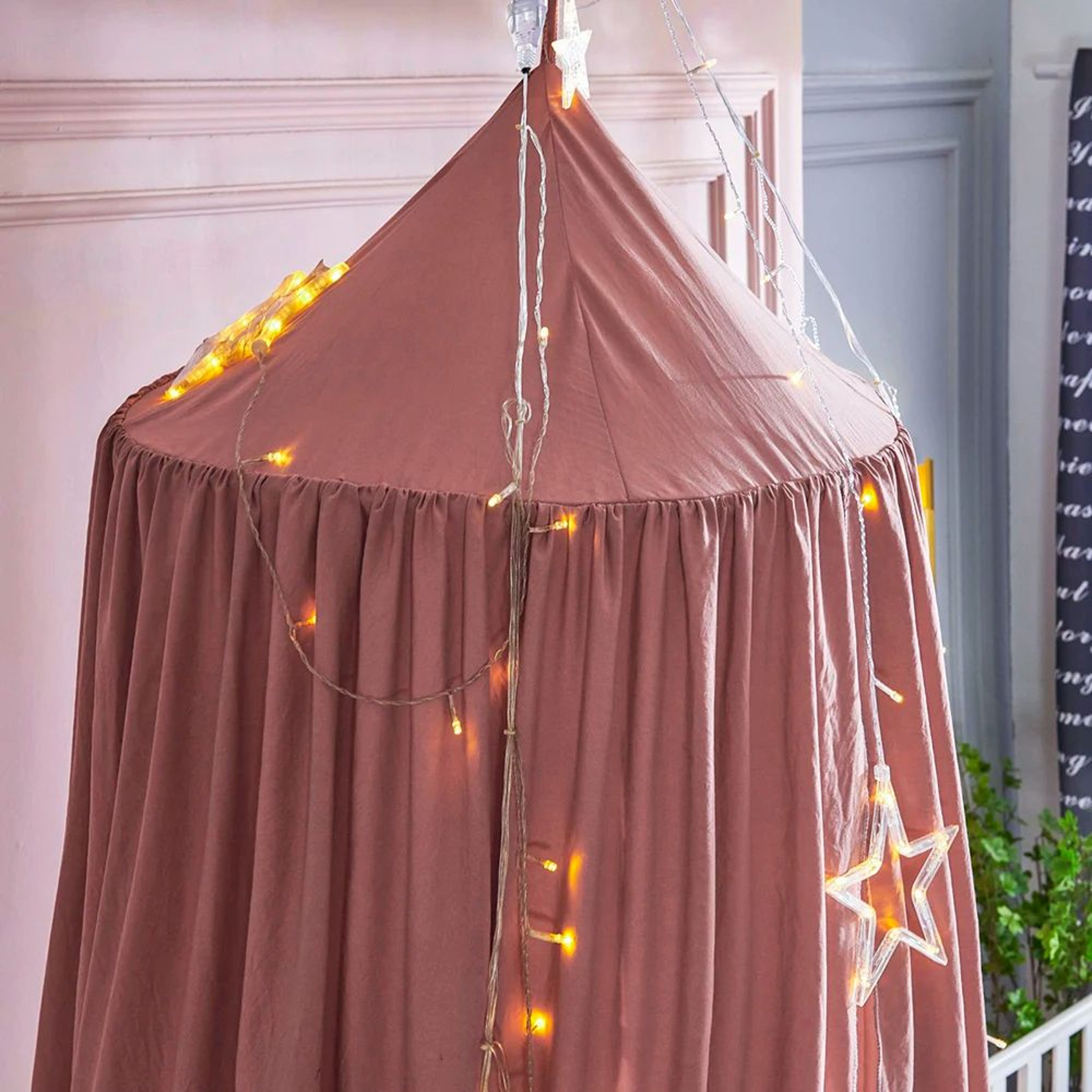 Battilo Kids Bed Canopy Mosquito Net 256 X 1063 Inch Round Hanging Play Tent 2