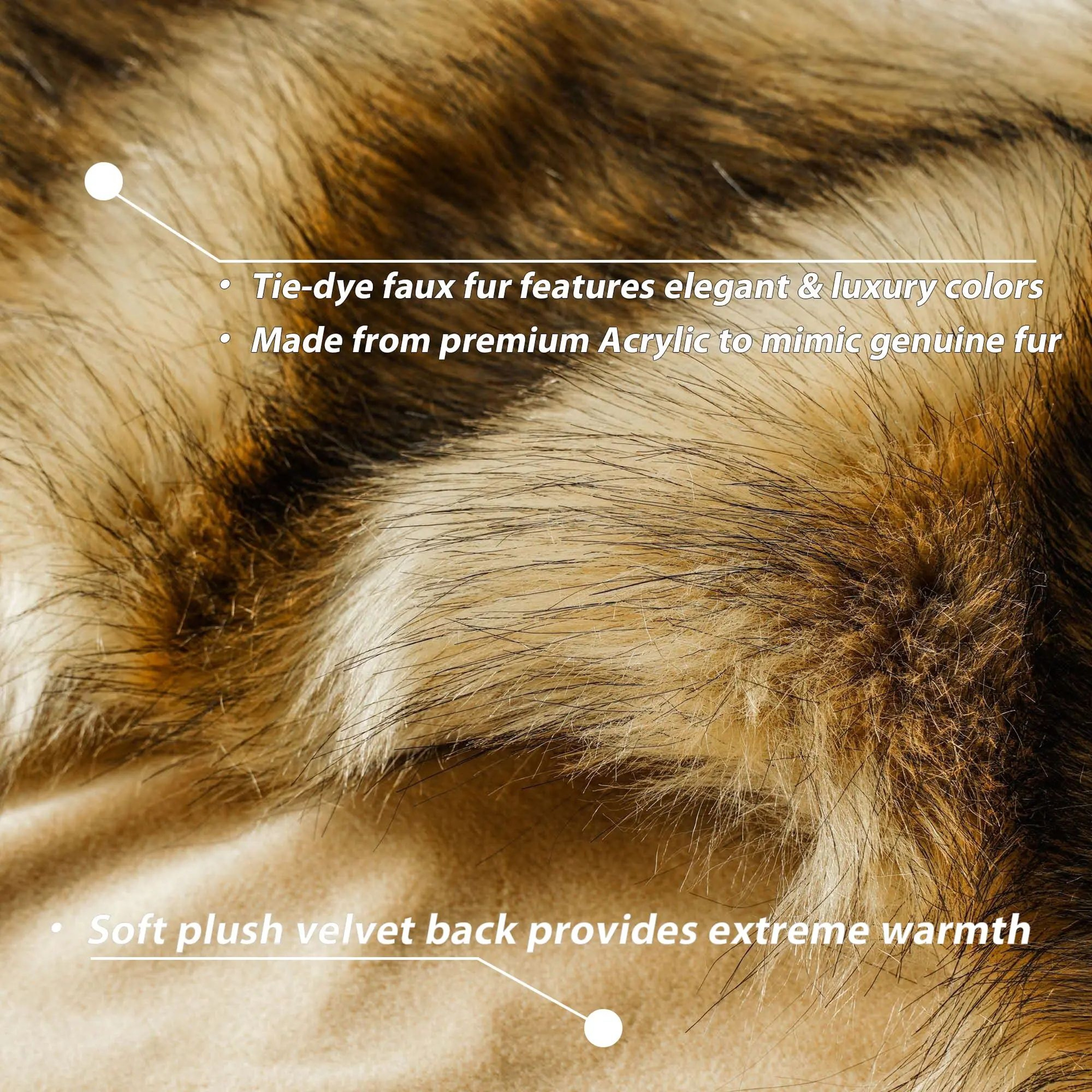 Luxury Faux Fur Throw Blanket Soft Fluffy Warm Blanket For Bed And Sofa 1