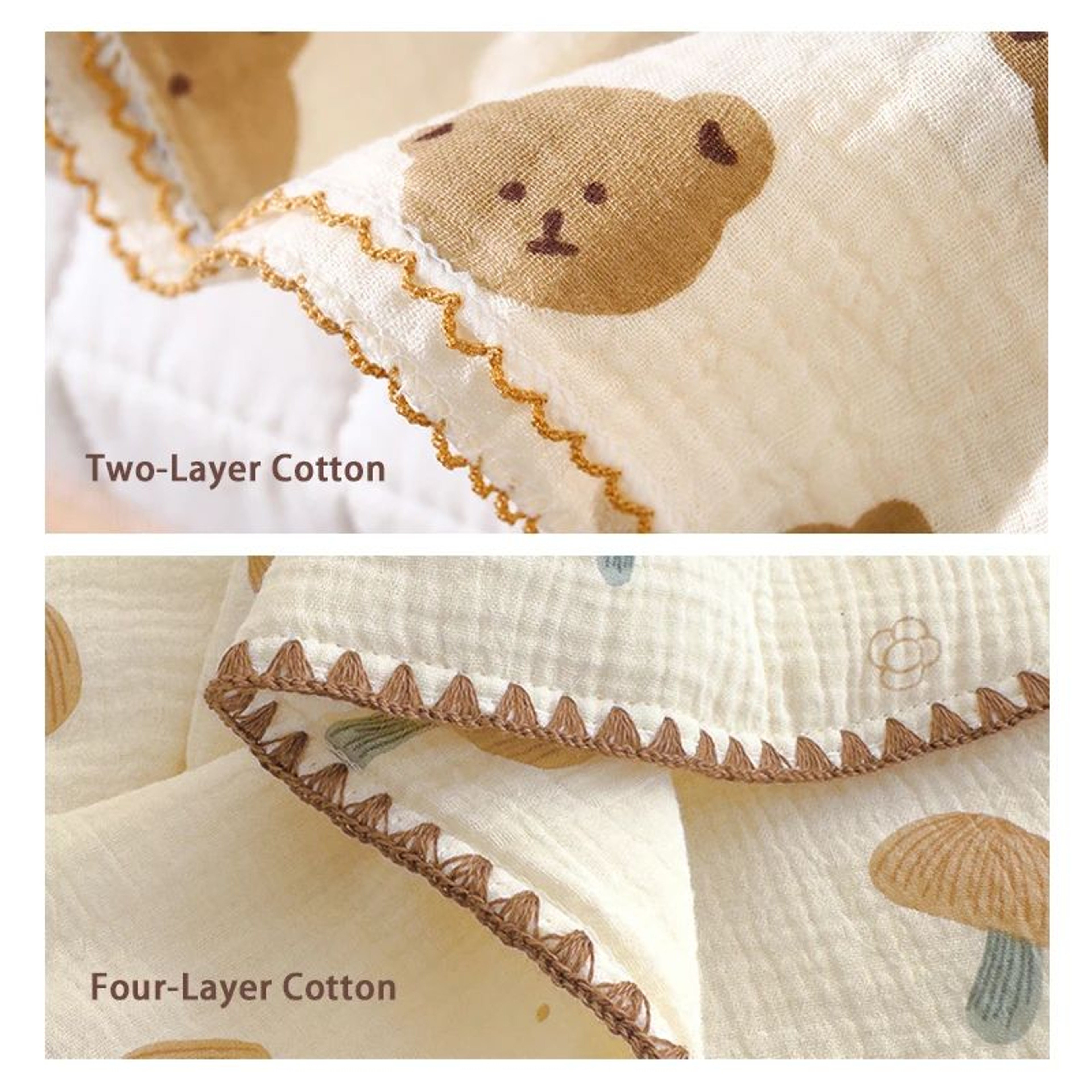 Soft Breathable 100 Cotton Muslin Baby Swaddle Blanket For Newborns 5