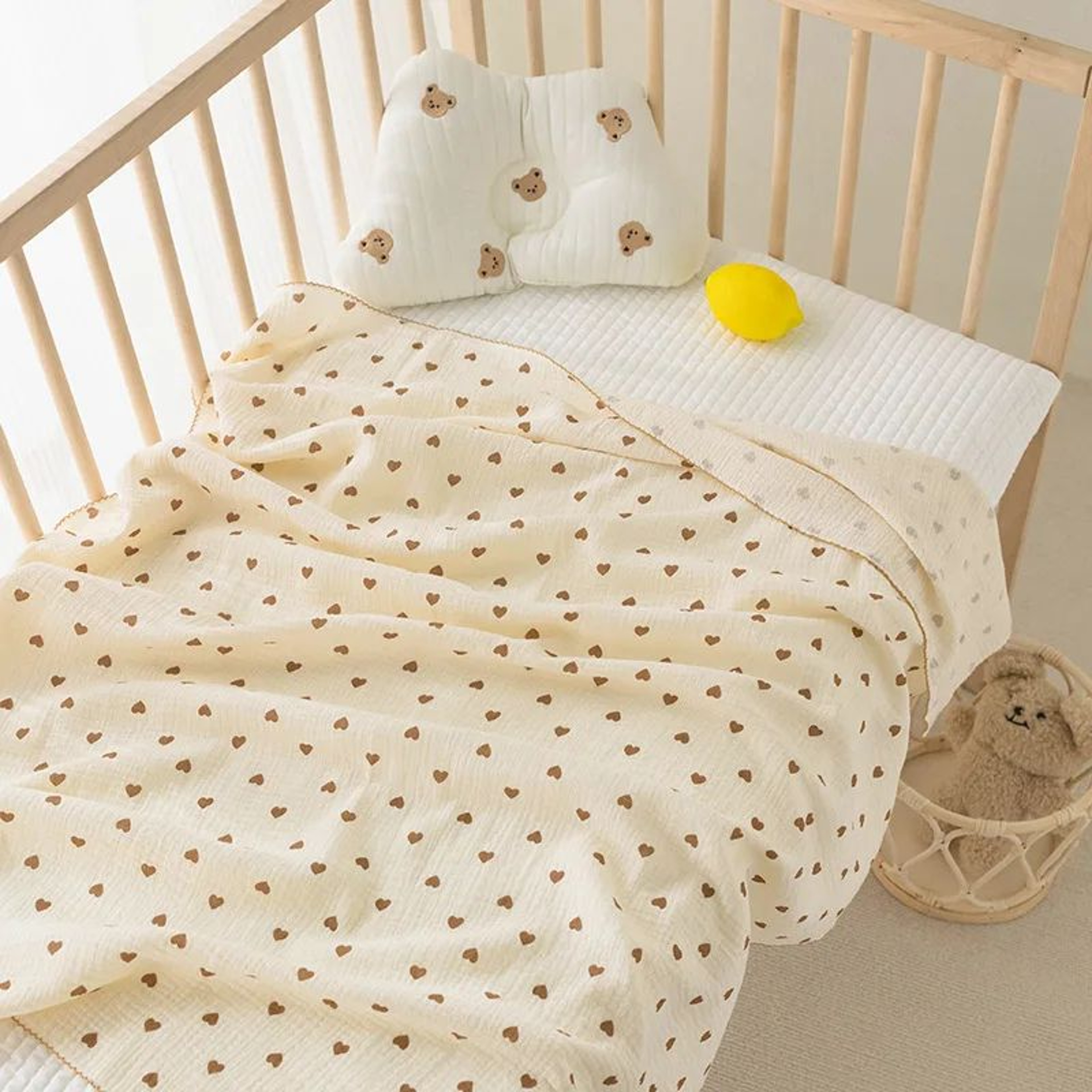 Soft Breathable 100 Cotton Muslin Baby Swaddle Blanket For Newborns 7
