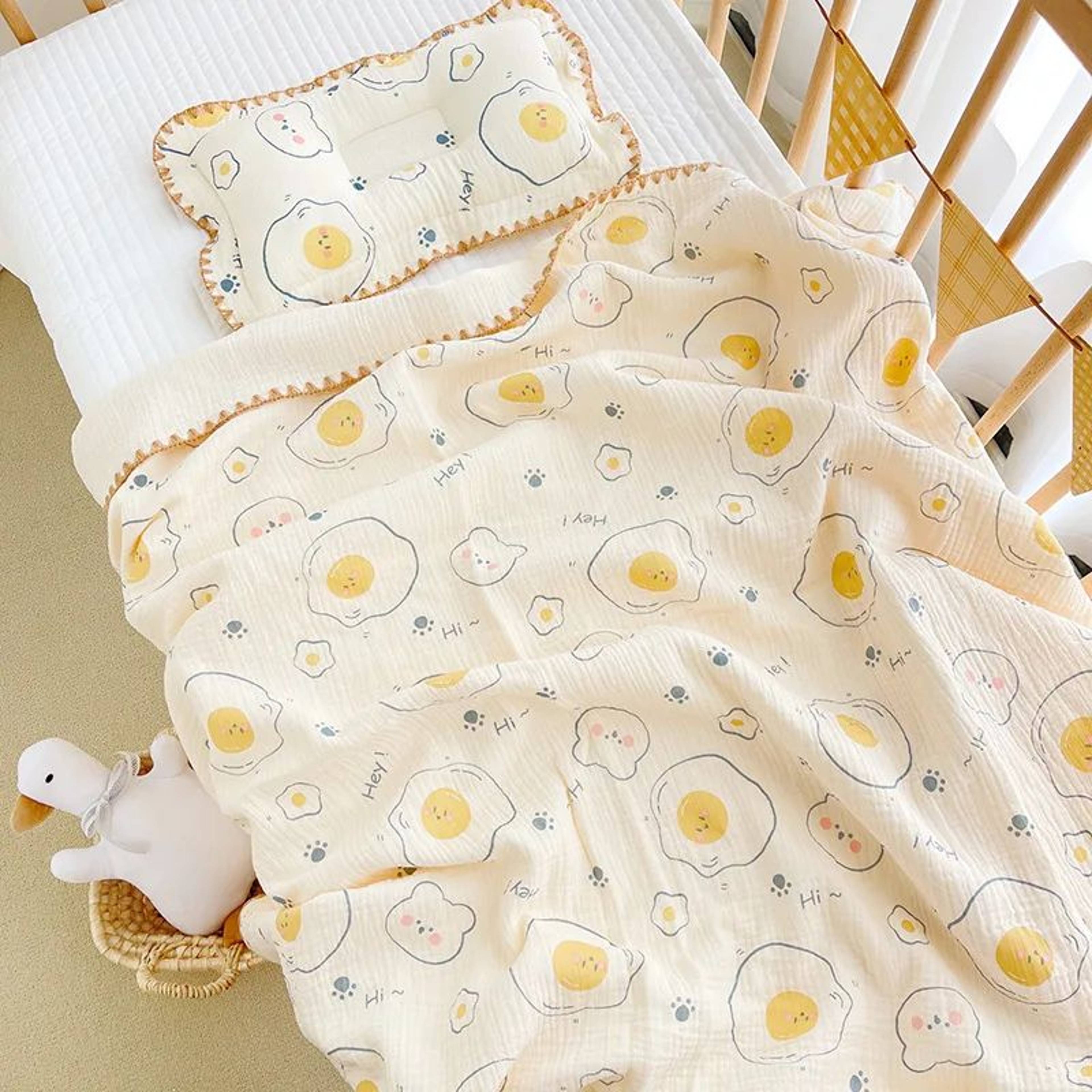 Soft Breathable 100 Cotton Muslin Baby Swaddle Blanket For Newborns 12