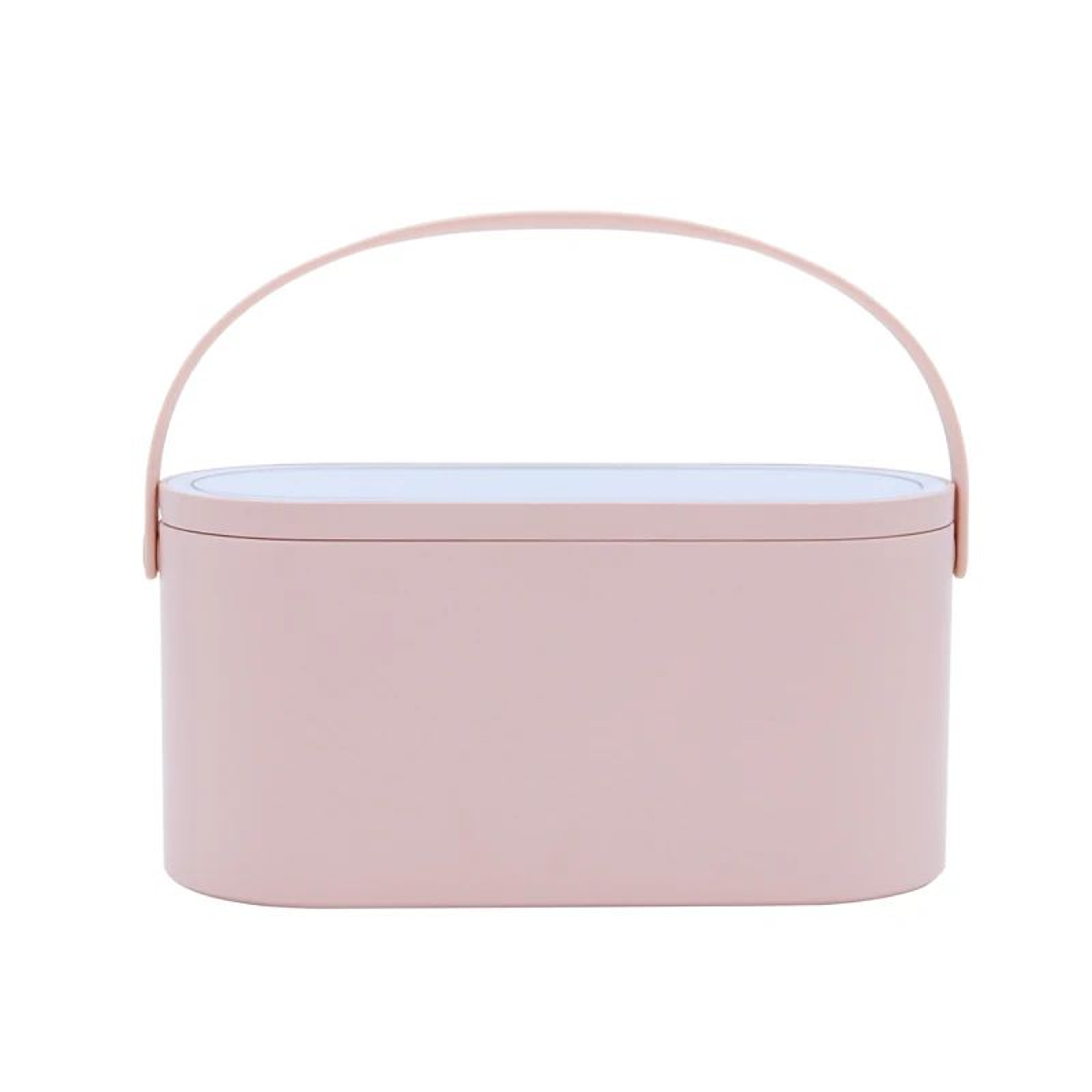 LED Lighted Mirror Makeup Organizer Case  Portable Cosmetic Storage Box 5