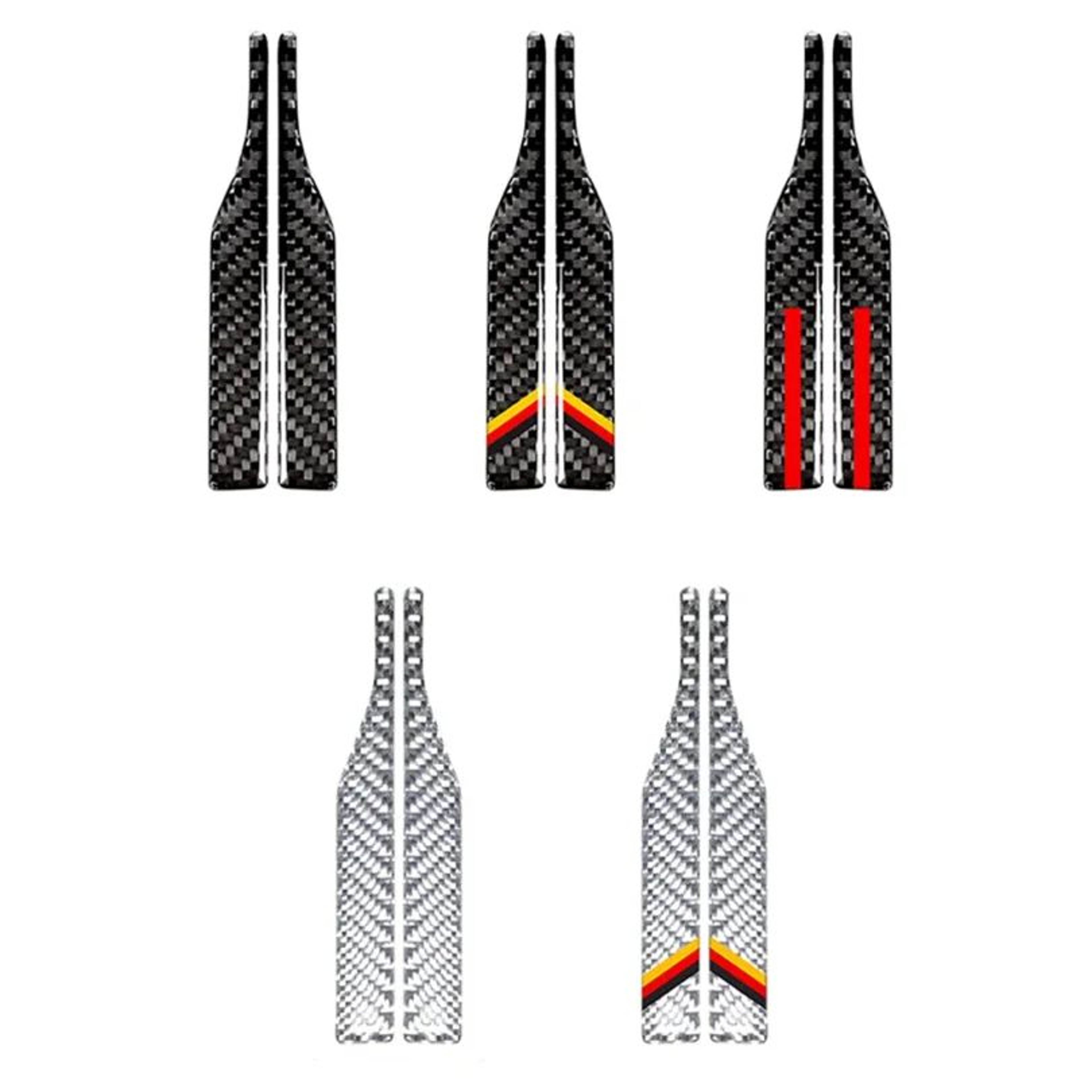 2PCS Universal Reflective Rearview Mirror AntiCollision Strips 5