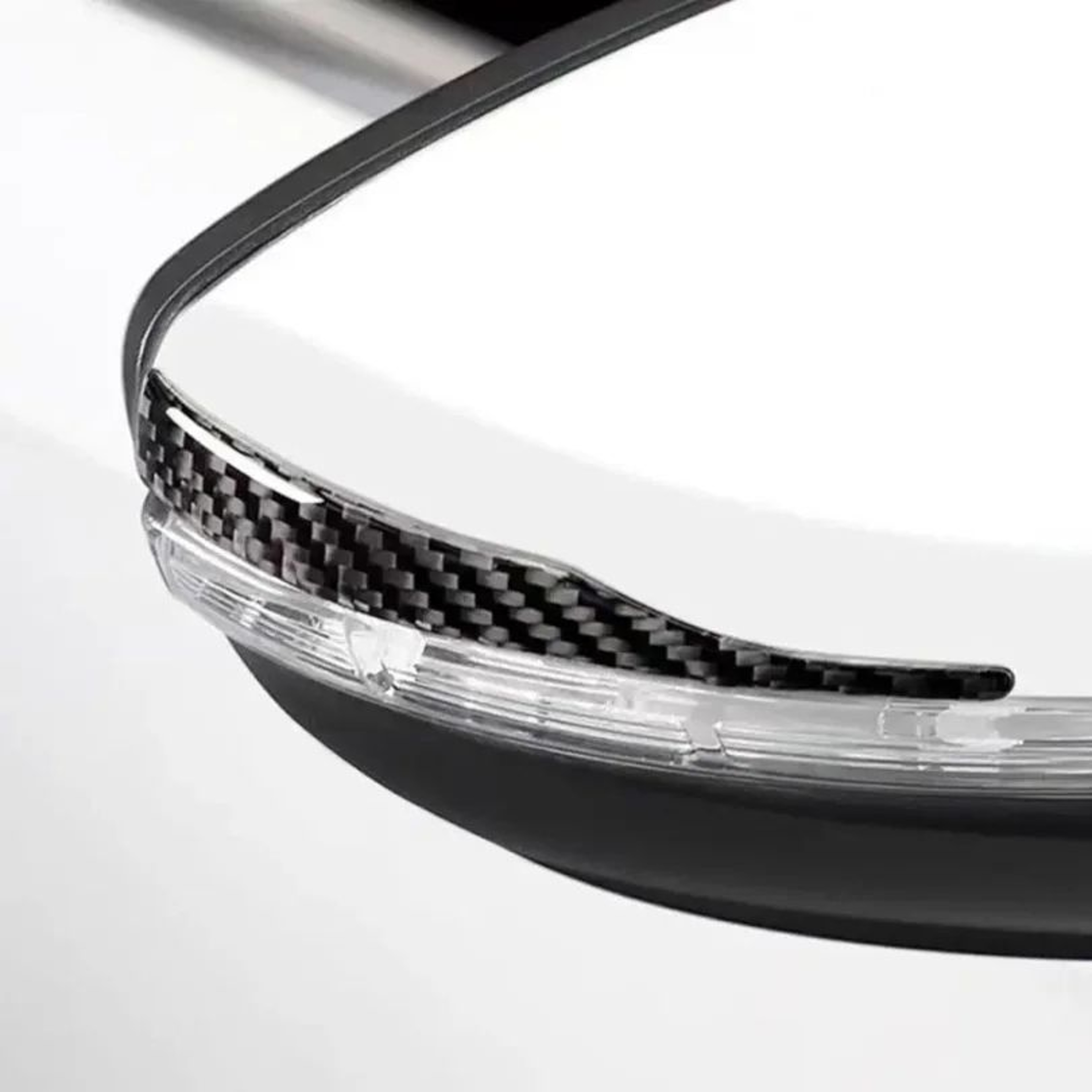 2PCS Universal Reflective Rearview Mirror AntiCollision Strips 4