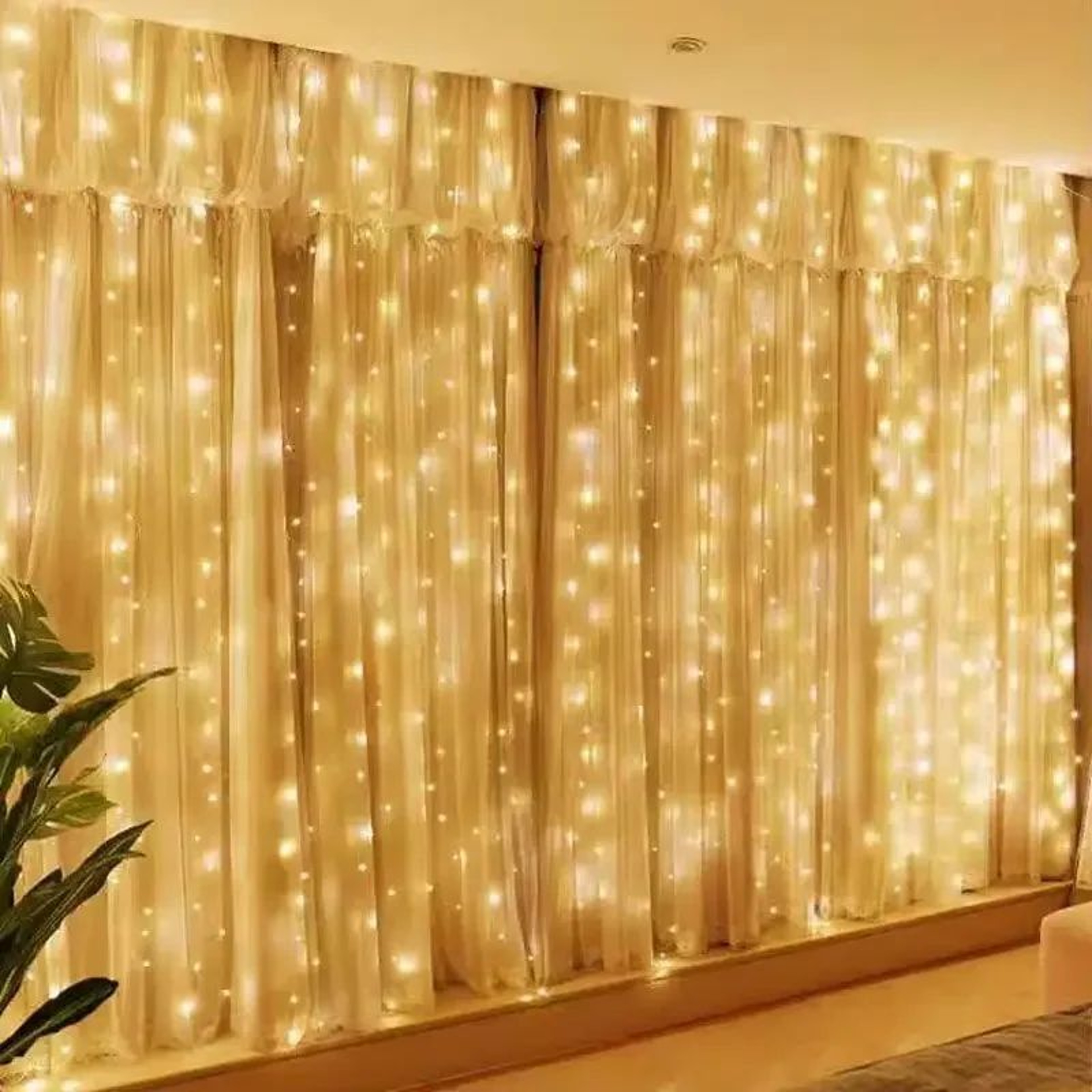 USB LED Curtain Fairy Lights With 8 Modes For Bedroom Wedding And Holiday Decor 3