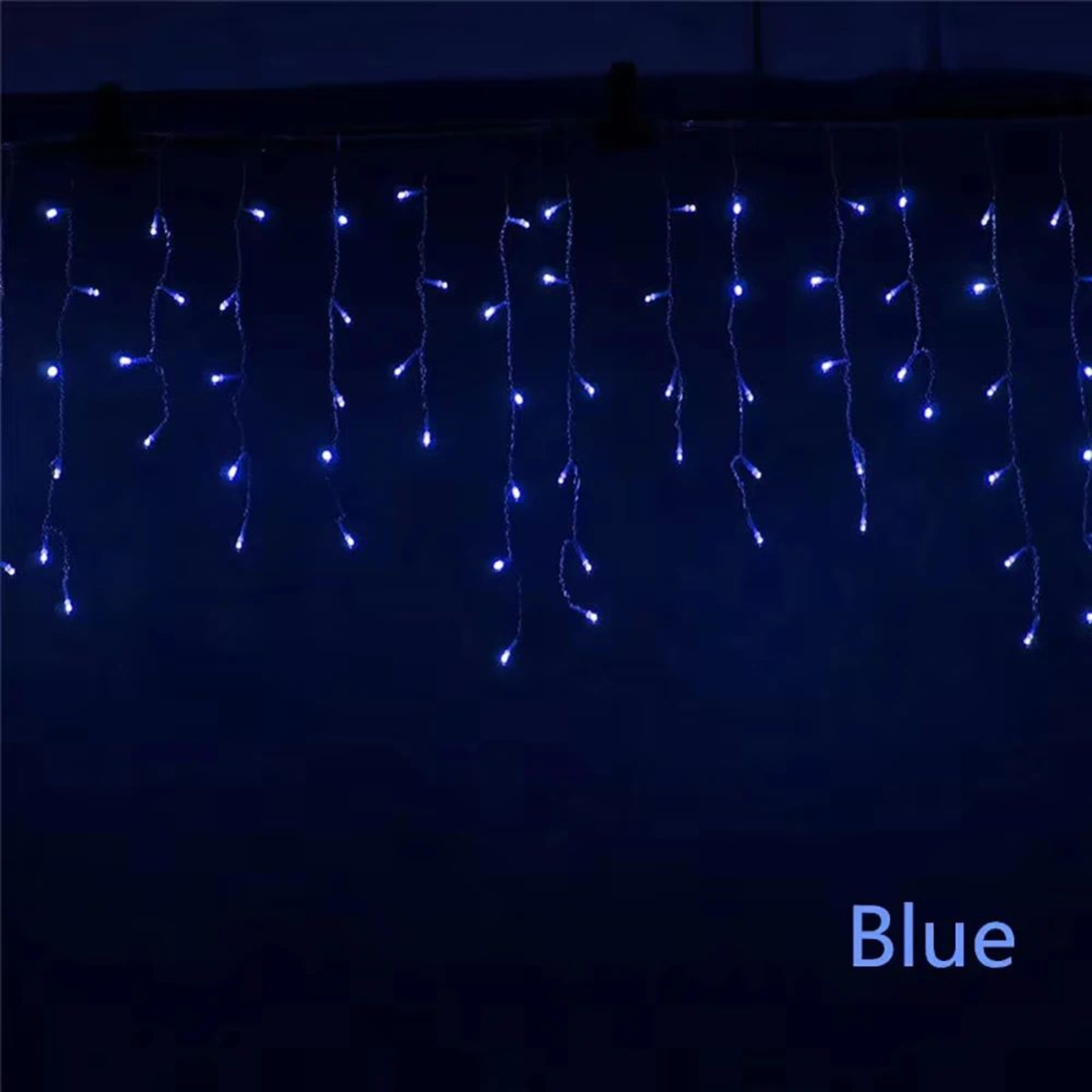 LED Icicle Waterfall String Lights For Outdoor Christmas And Eaves Decor 8