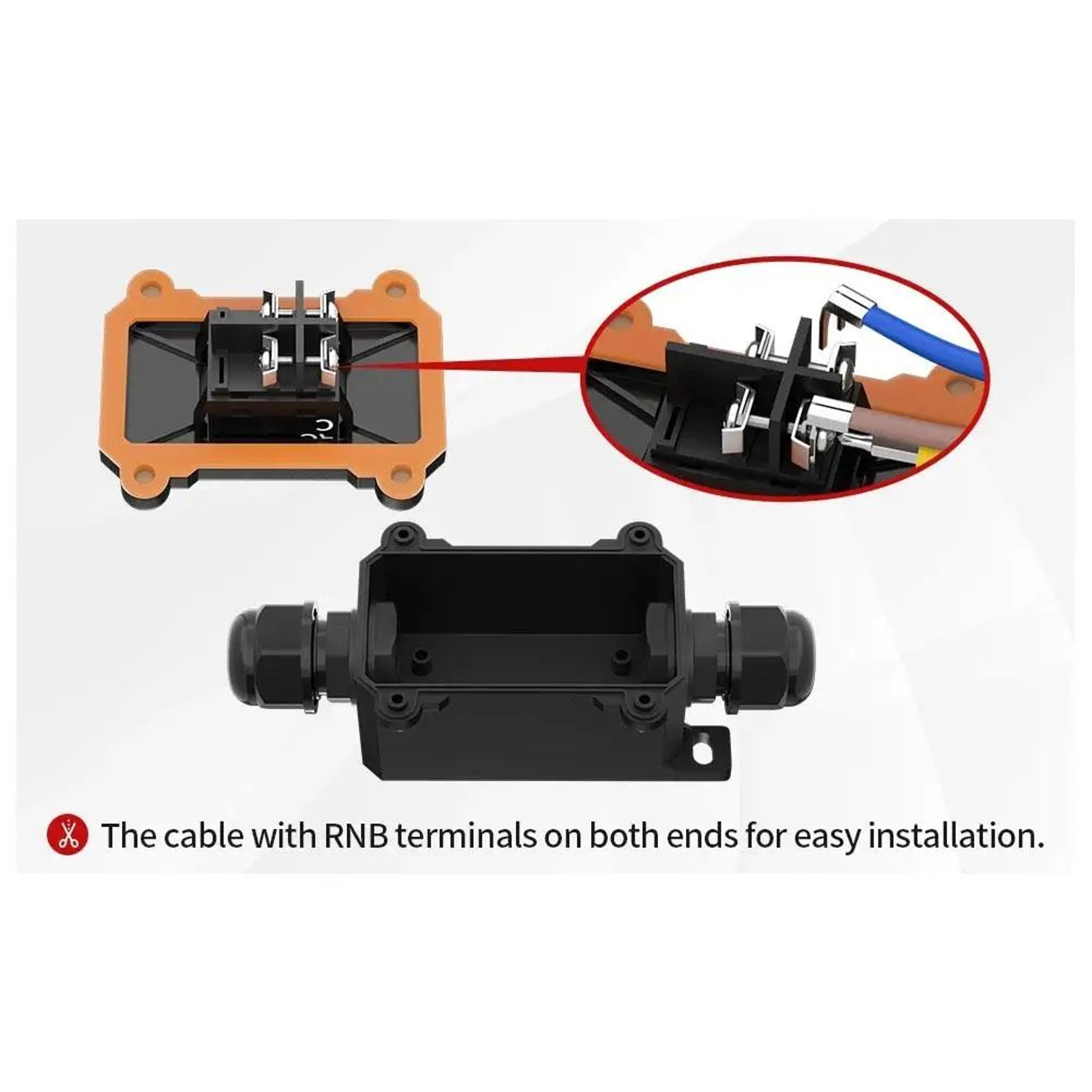 20A Waterproof Inline Rocker Switch IP67 For 12V24V DC And 110V220V AC 5