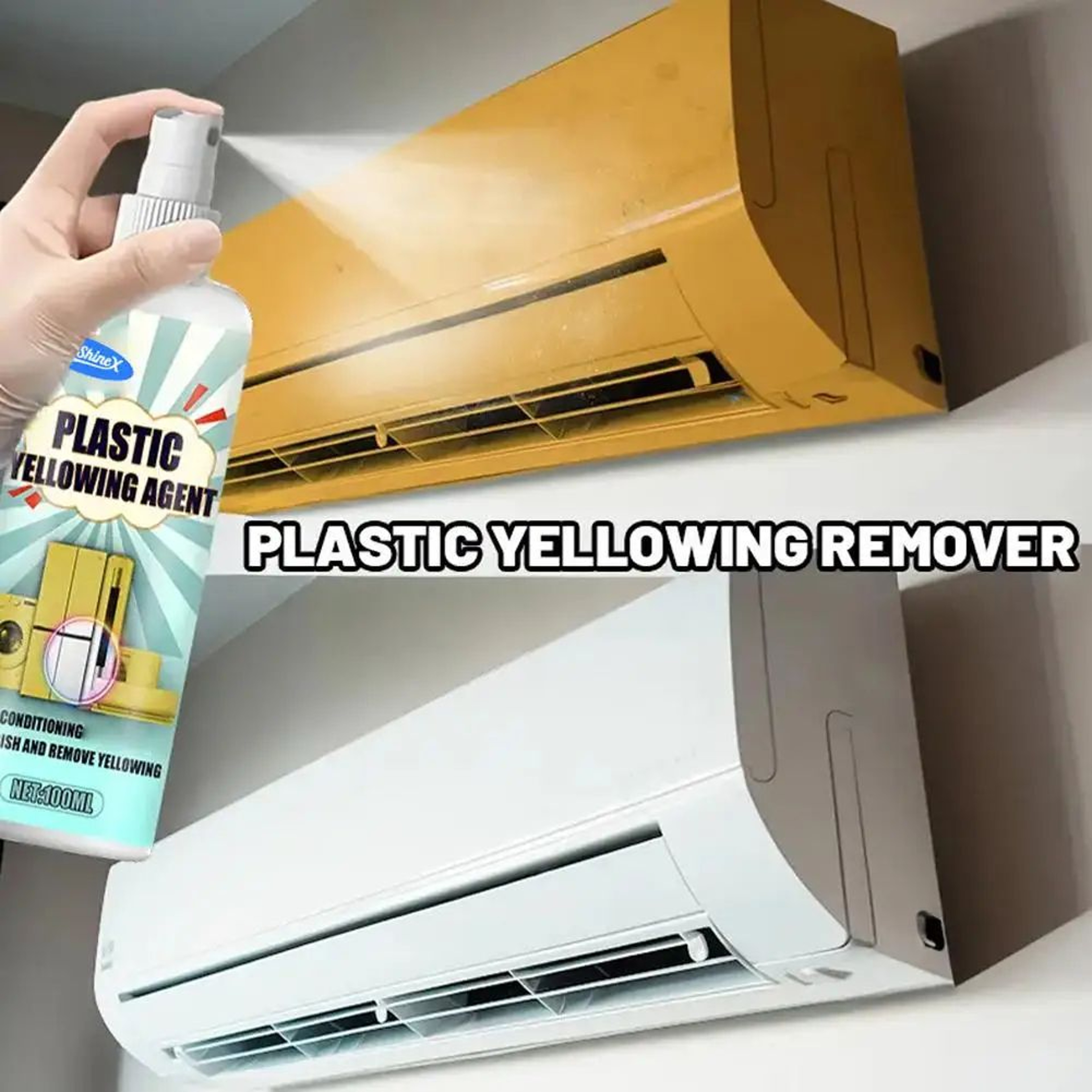 100ML ABS Plastic Yellowing Remover Appliance Surface Restorer 0