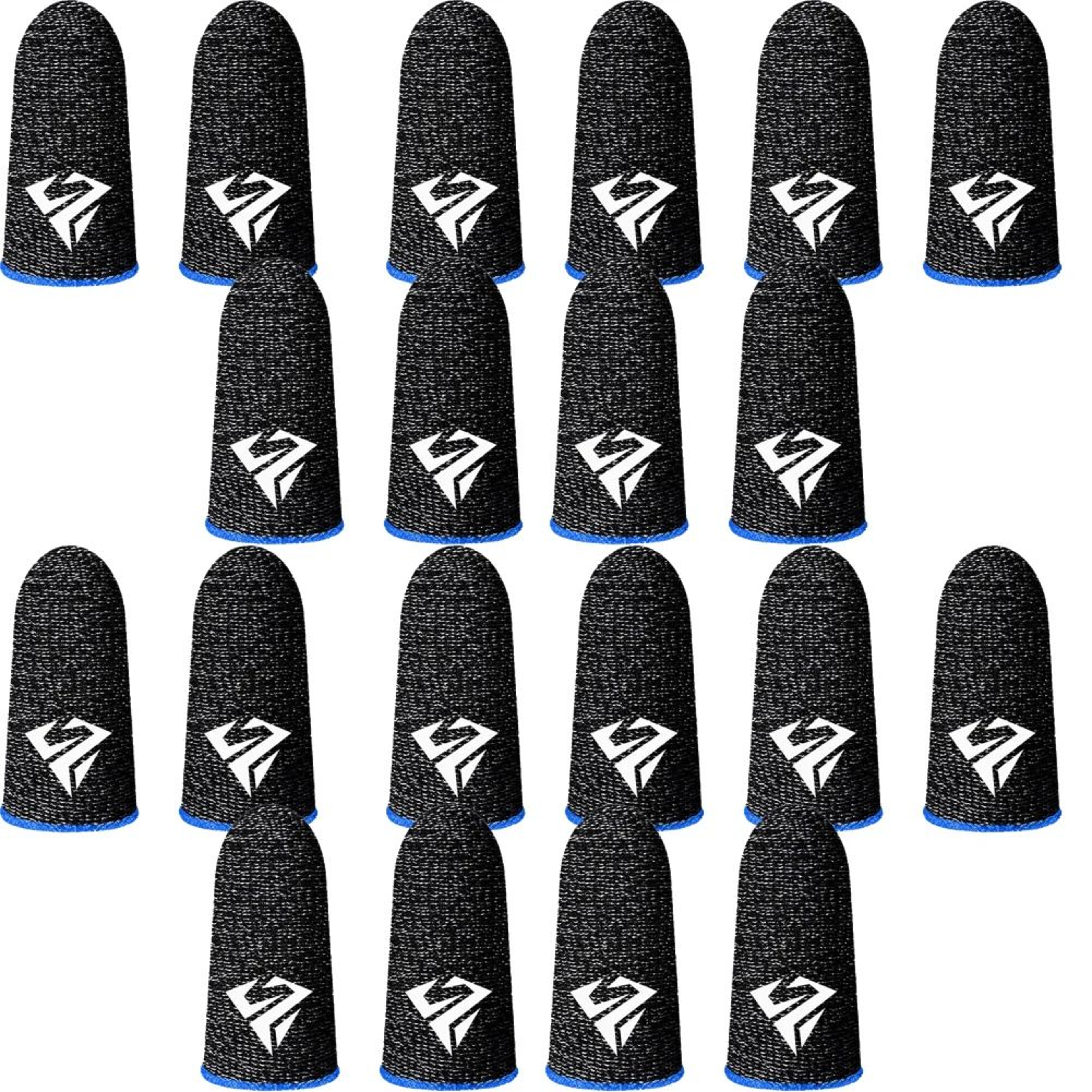 Superconducting Fiber Gaming Finger Sleeves  UltraThin Sweatproof Touchscreen Thumb Covers 11