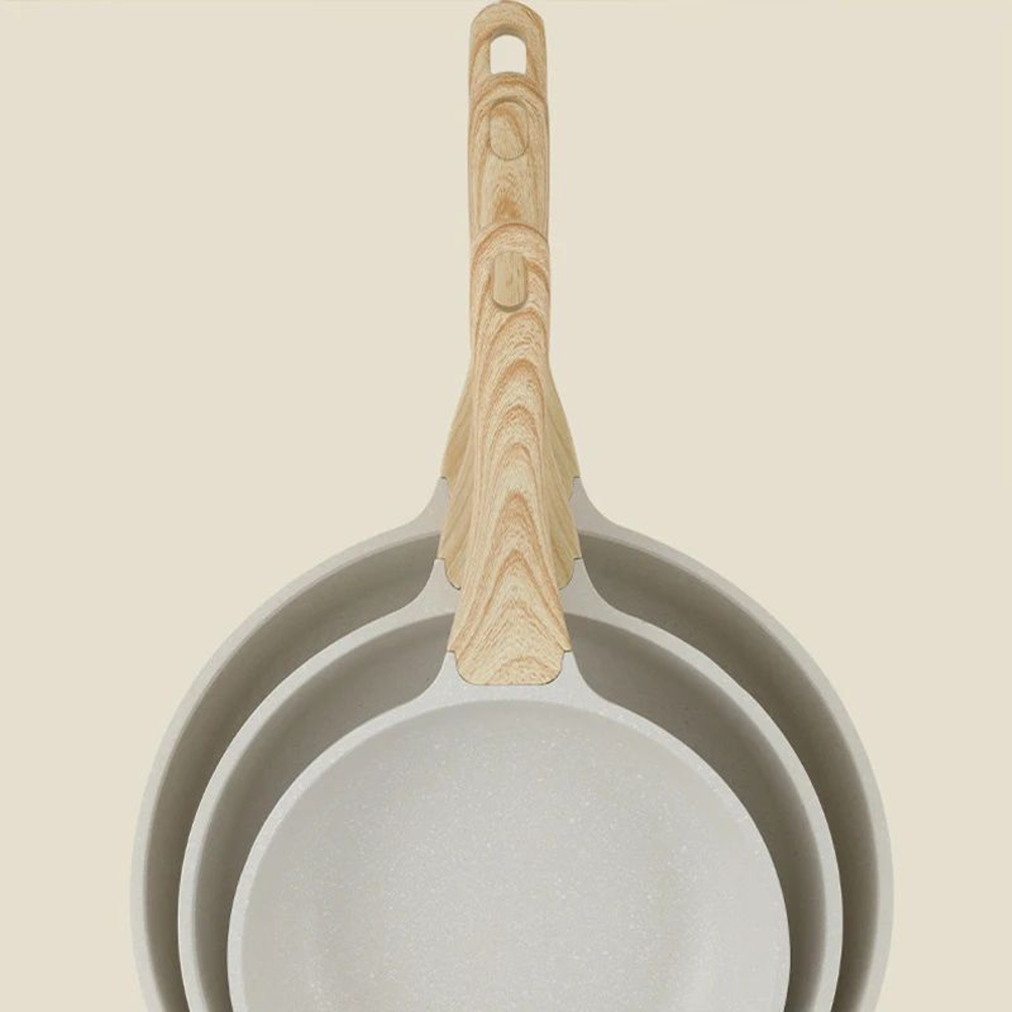 28cm Ceramic NonStick Frying Wok Pan For Induction And Gas Stoves 5