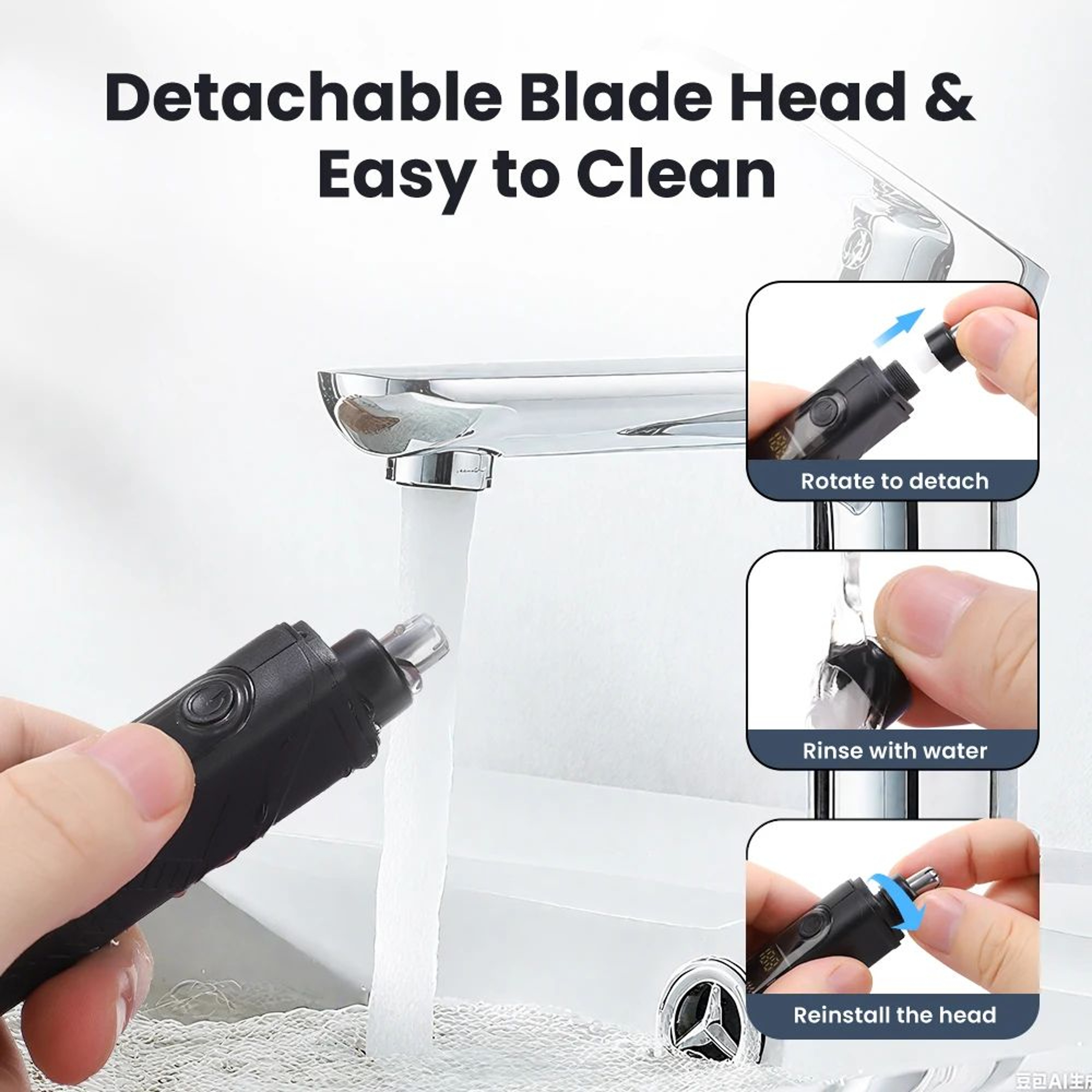 Rechargeable Electric Nose Hair Trimmer For Men And Women 1