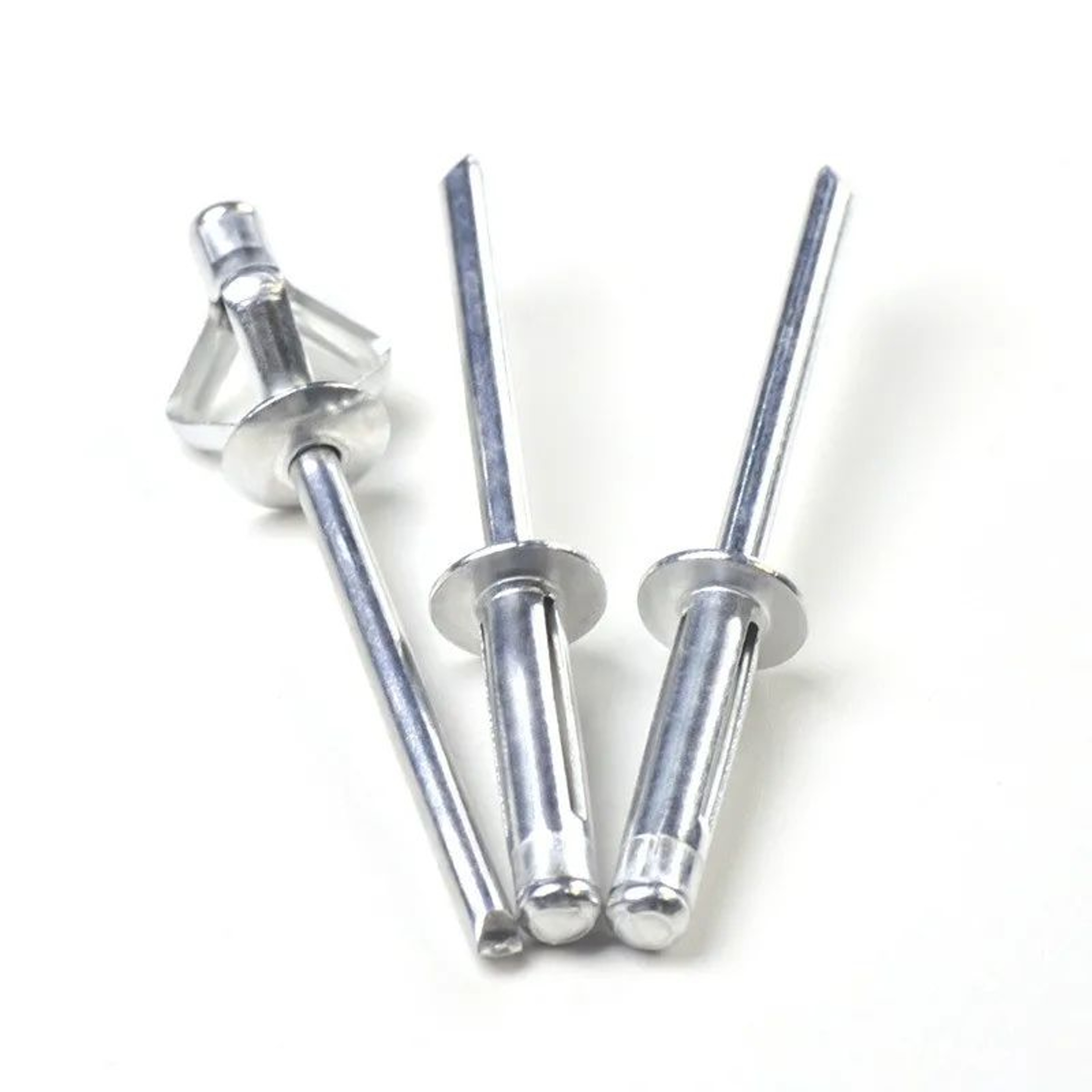 50PCS Aluminum Folding Blind Rivets For Soft Materials 32mm 40mm 48mm 3