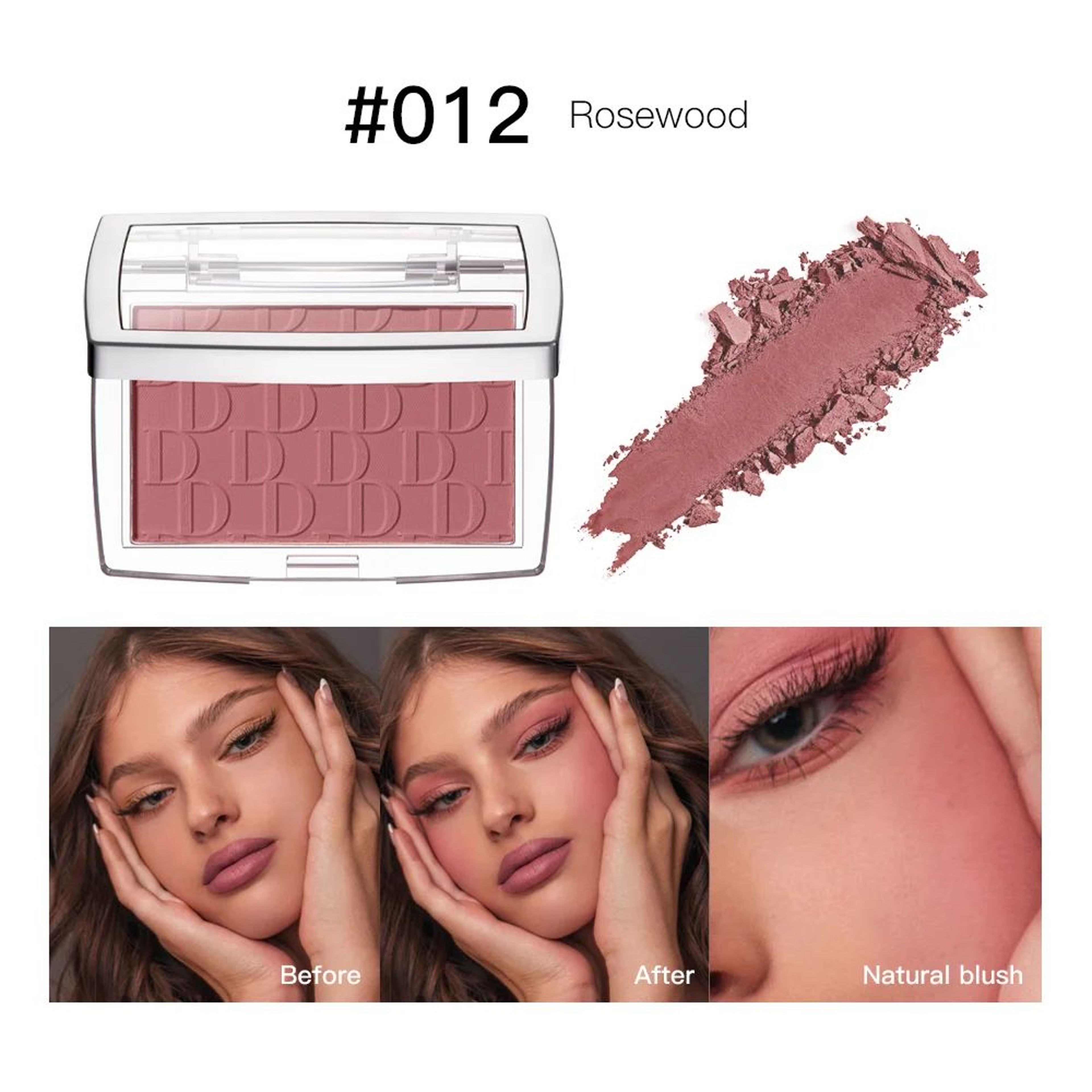 Soft Matte Waterproof Blush Powder Natural Cheek Tint 9