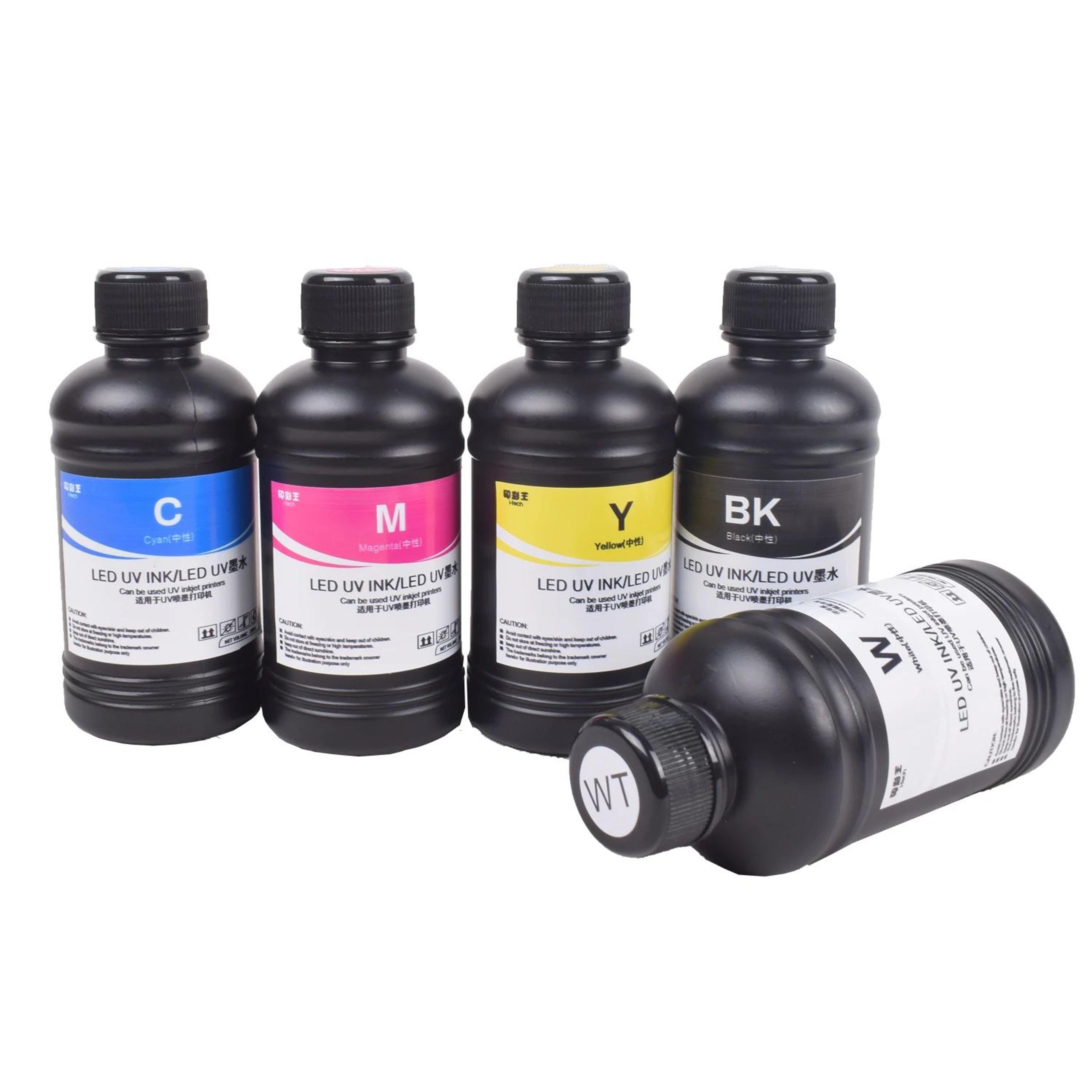 250ML LED UV Soft Ink For Flatbed Printers  Flexible UV Printing Ink 0