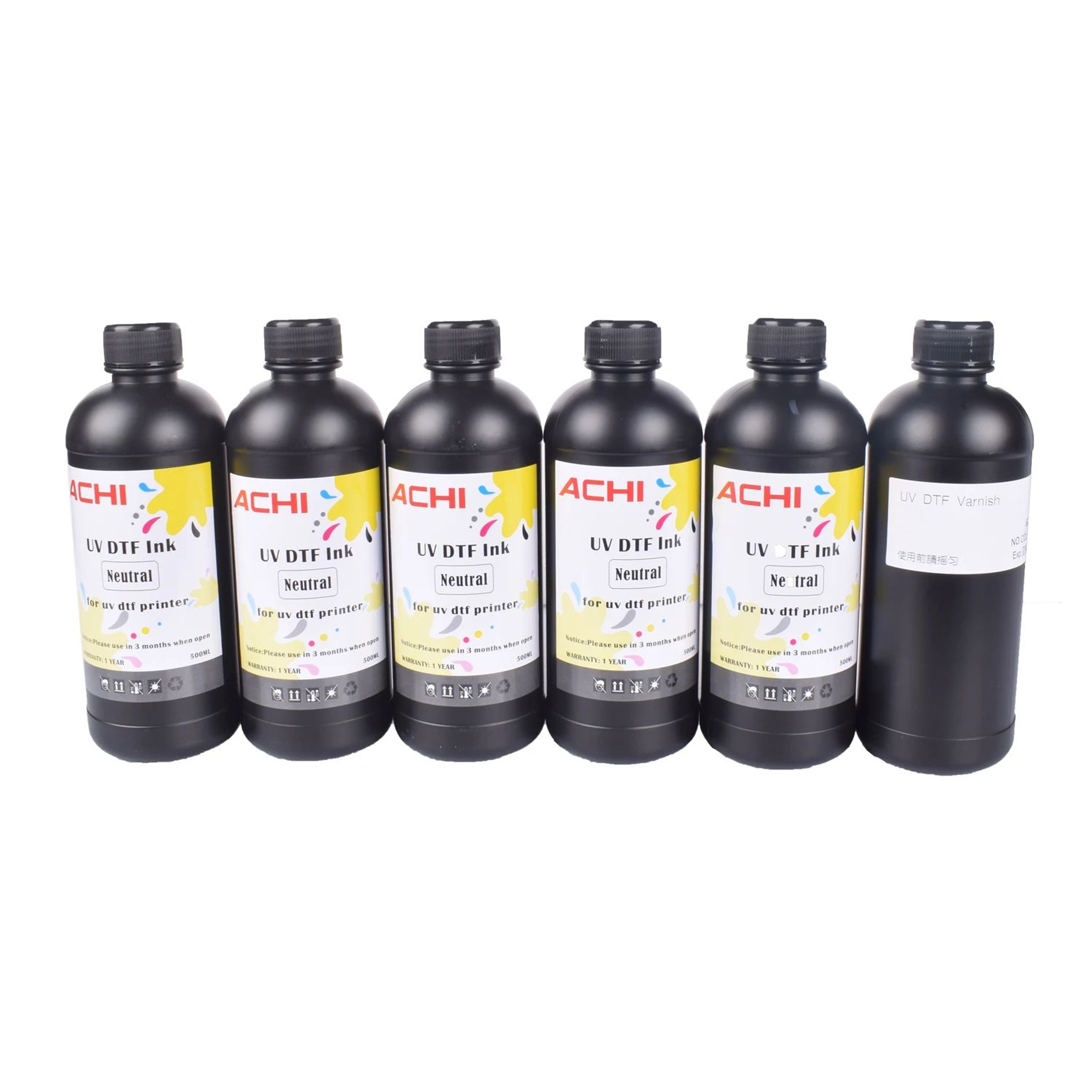 500ML UV DTF Printer Ink For XP600 DX4 DX5 R1390 L800 R330 Printheads 3