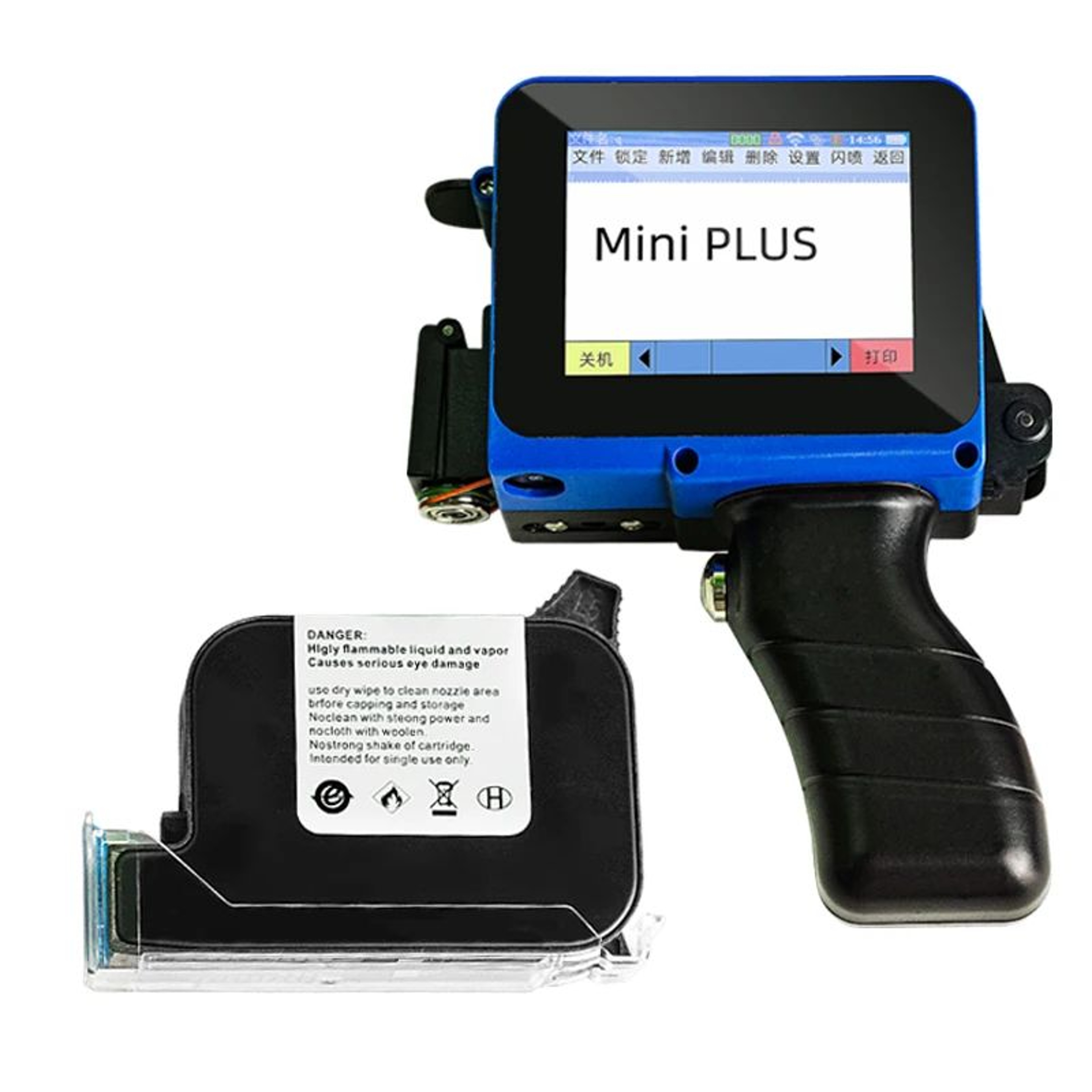 Mini Handheld Inkjet Printer For Date Coding QR Codes And Packaging 0