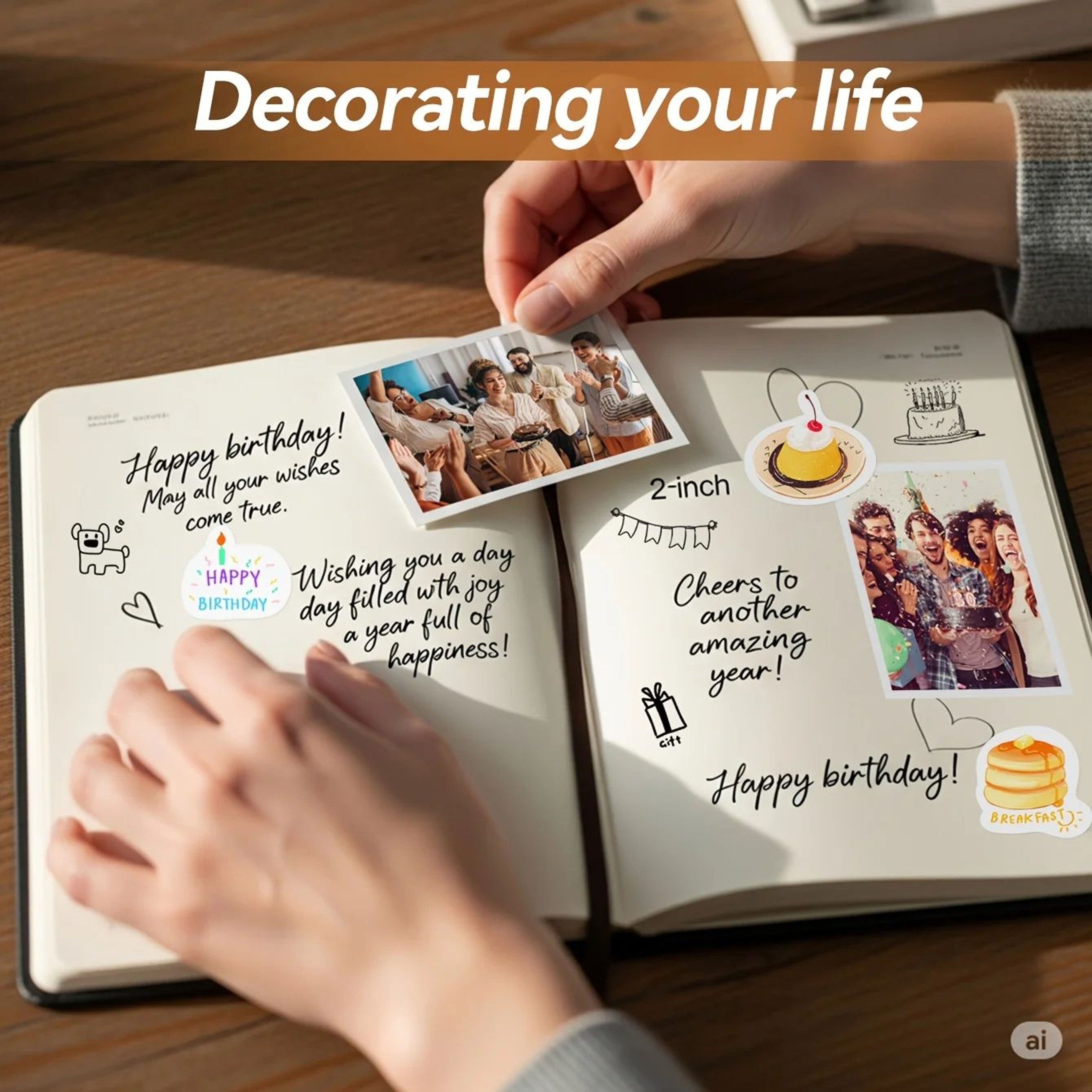 Portable 2x3 Inch Bluetooth Color Photo Printer For Smartphones 1