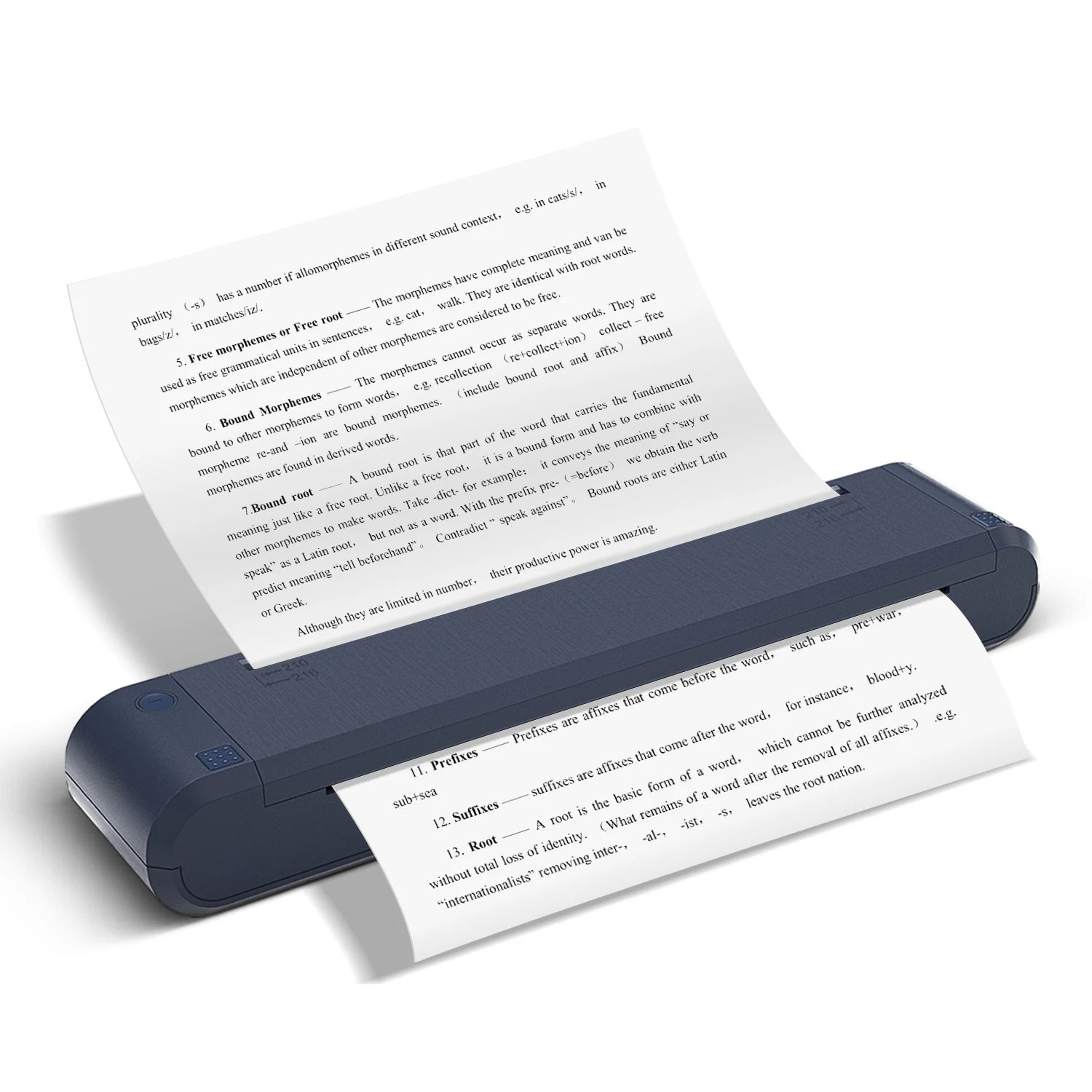 Portable A4 Bluetooth Thermal Transfer Printer For DoubleSided Documents 5